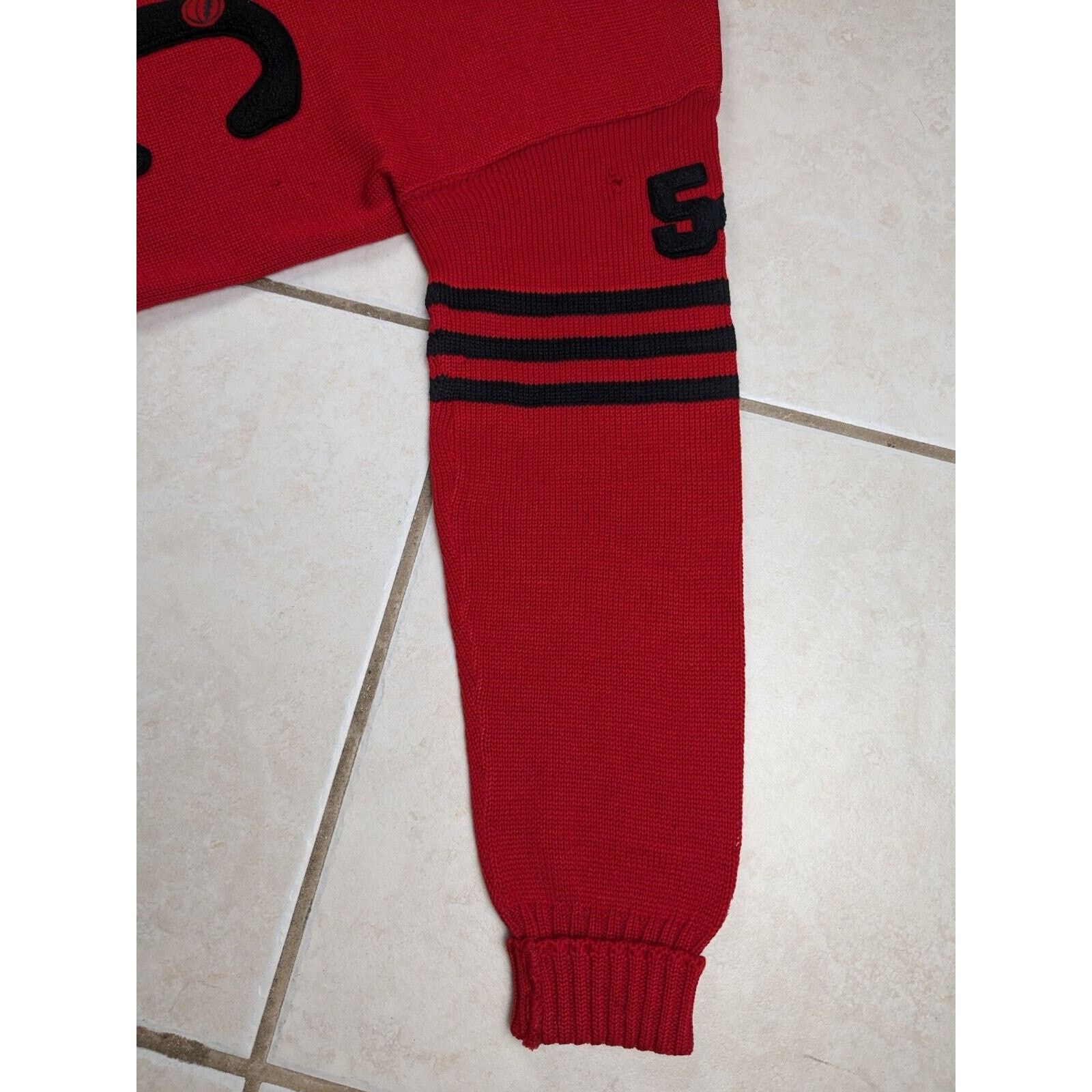 Other Vtg 1950s Art Knitting Mill Sweater Letterman Cardigan Size M / US 6-8 / IT 42-44 - 8 Thumbnail