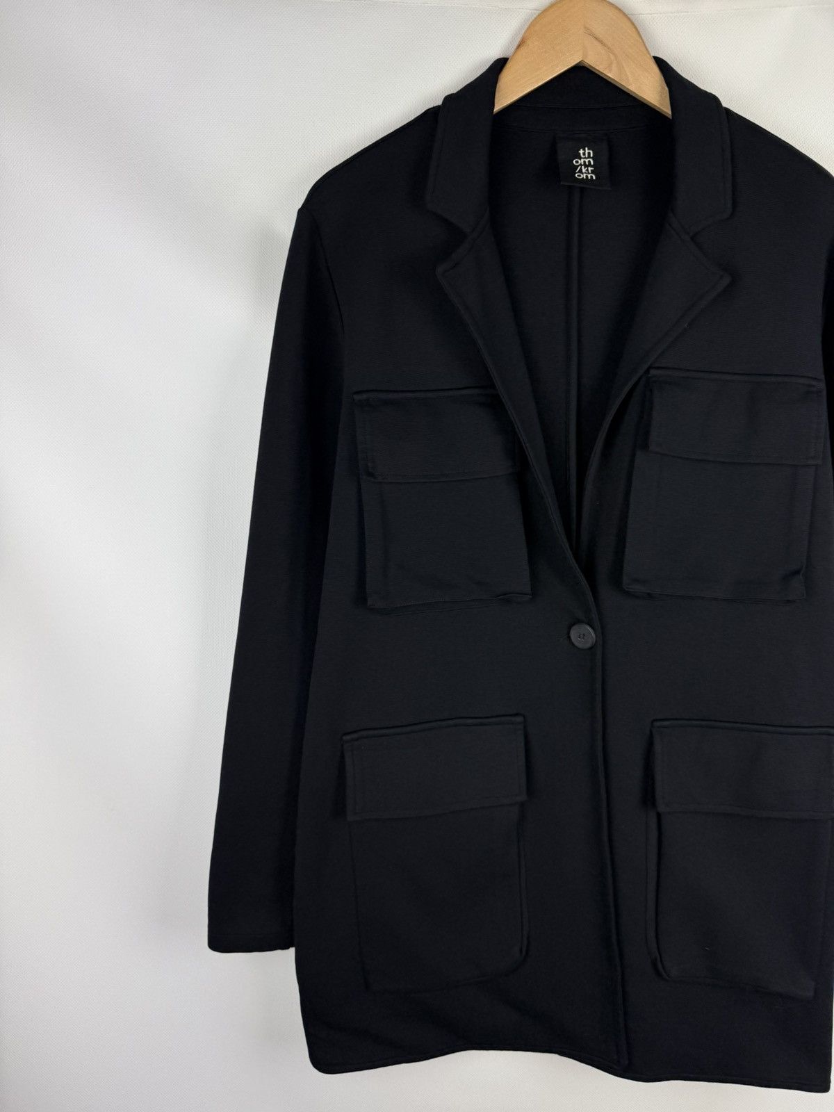 Thom Krom Thom Krom Ladies Avant-Garde Multipocket Blazer Jacket Size M / US 6-8 / IT 42-44 - 2 Thumbnail