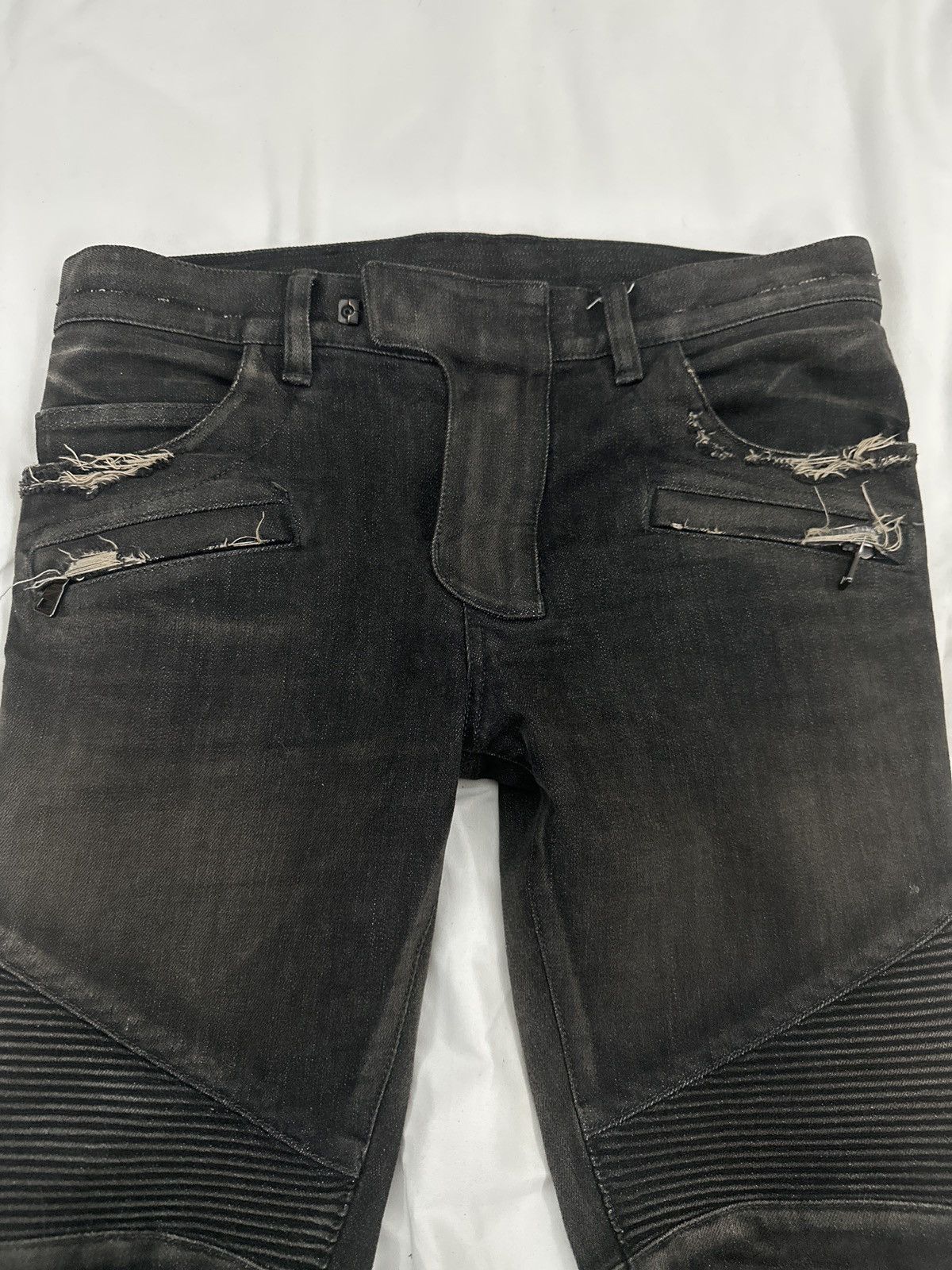 Balmain Balmain Biker Jeans Size US 29 - 3 Thumbnail