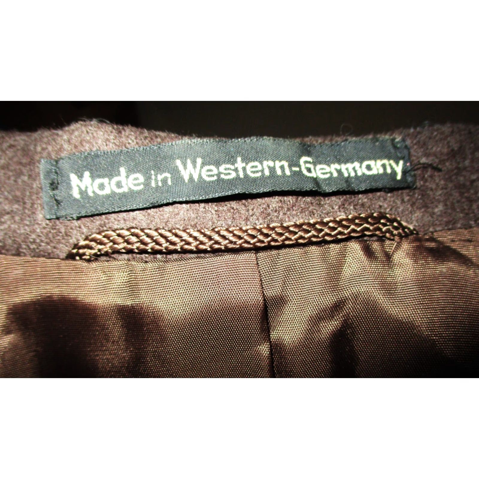 Vintage LODEN "Made in Germany" "Echt Munchener" Brown Wool Jacket Women's Size L/XL Size L / US 10 / IT 46 - 7 Thumbnail
