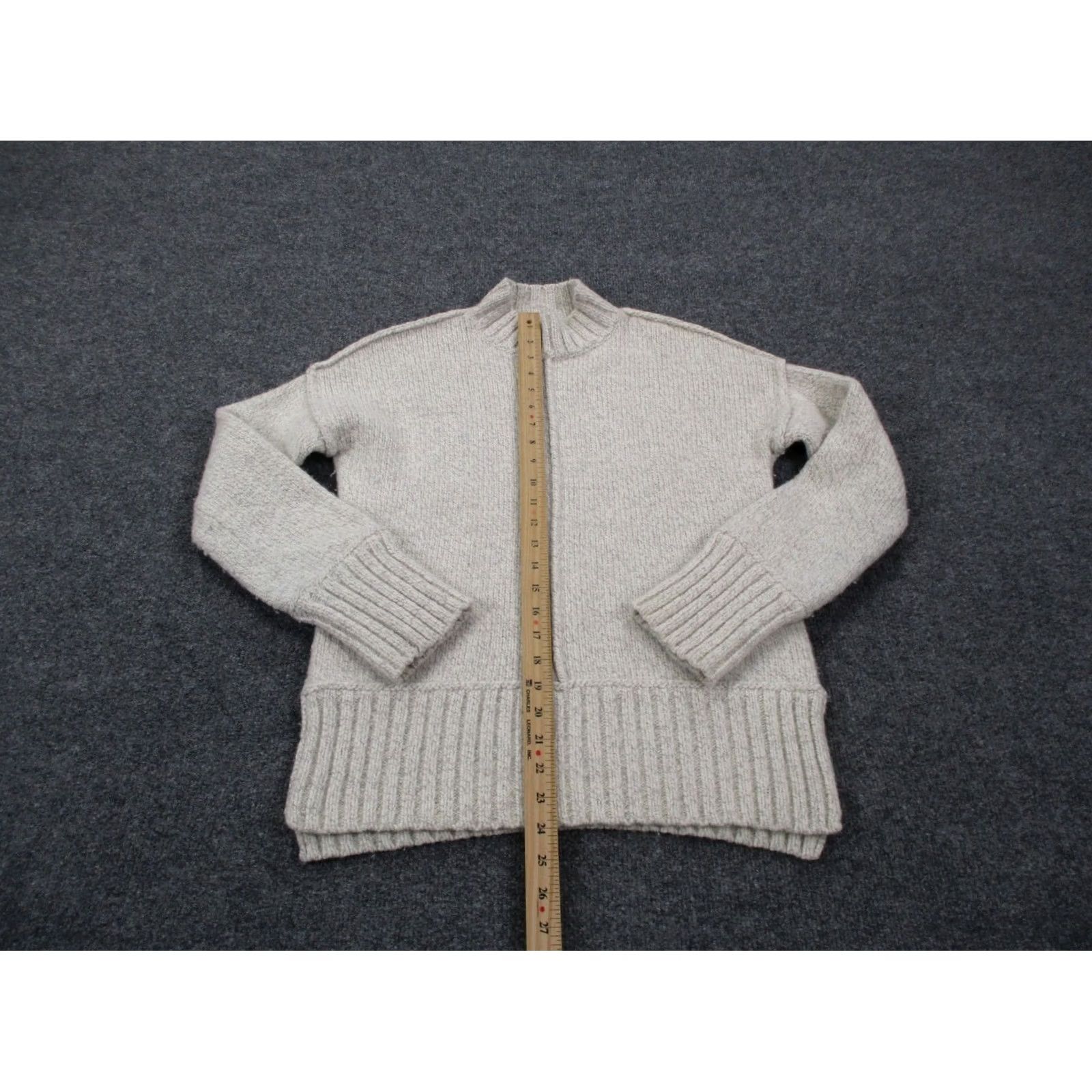 Smartwool SmartWool Sweater Womens S White Merino Wool Cable-Knit Pullover Cozy Winter Top Size S / US 4 / IT 40 - 3 Thumbnail