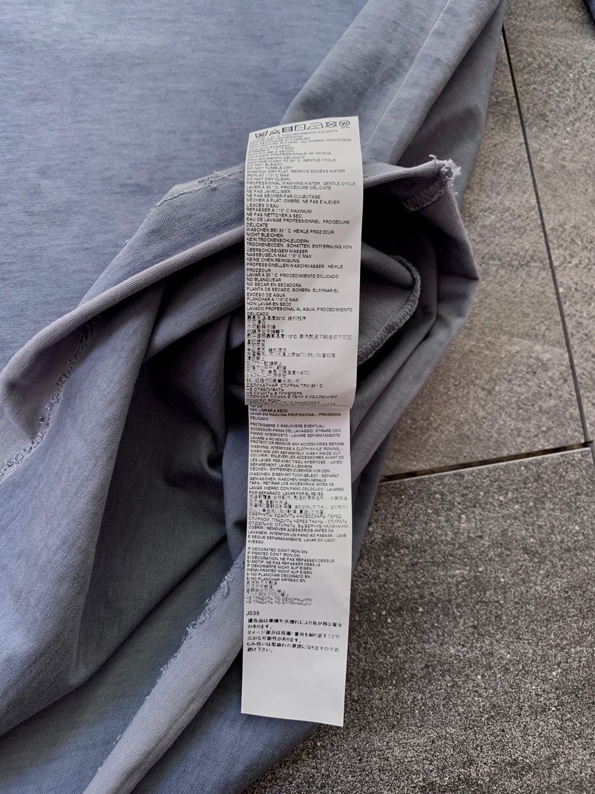 Maison Margiela FREE TAX! Line 10 Distressed Faded Teee Size US XL / EU 56 / 4 - 11 Thumbnail