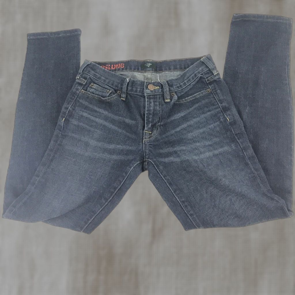 J.Crew J.CREW Jeans Women's Straight Leg Dark Wash Size 28 - Blue, Regular, 28" Inseam, 28" Waist, Pre-owned Size 28" / US 6 / IT 42 - 1 Thumbnail