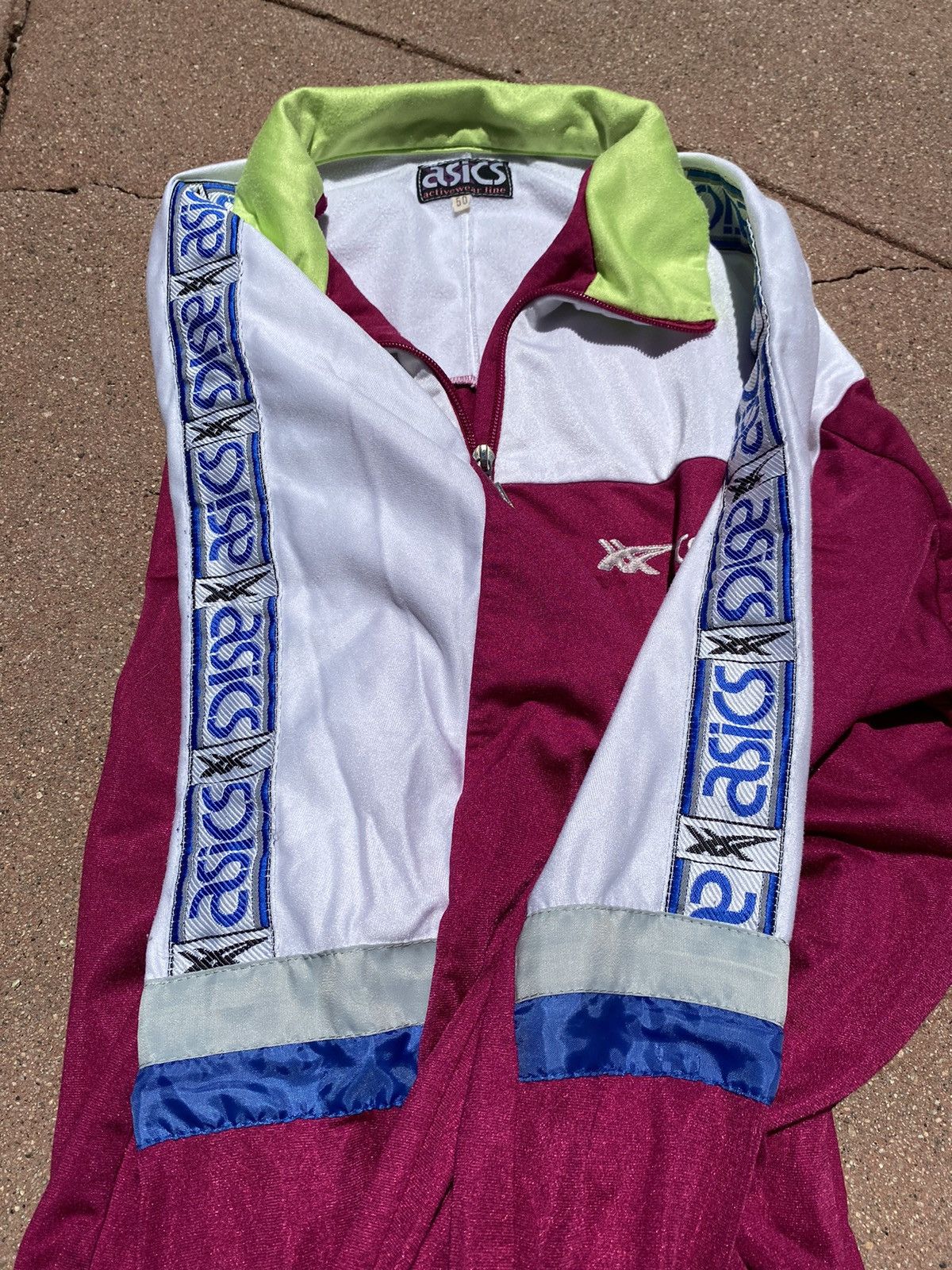 Asics × Vintage VINTAGE Asics Zip-Up Track Jacket Size US M / EU 48-50 / 2 - 4 Thumbnail