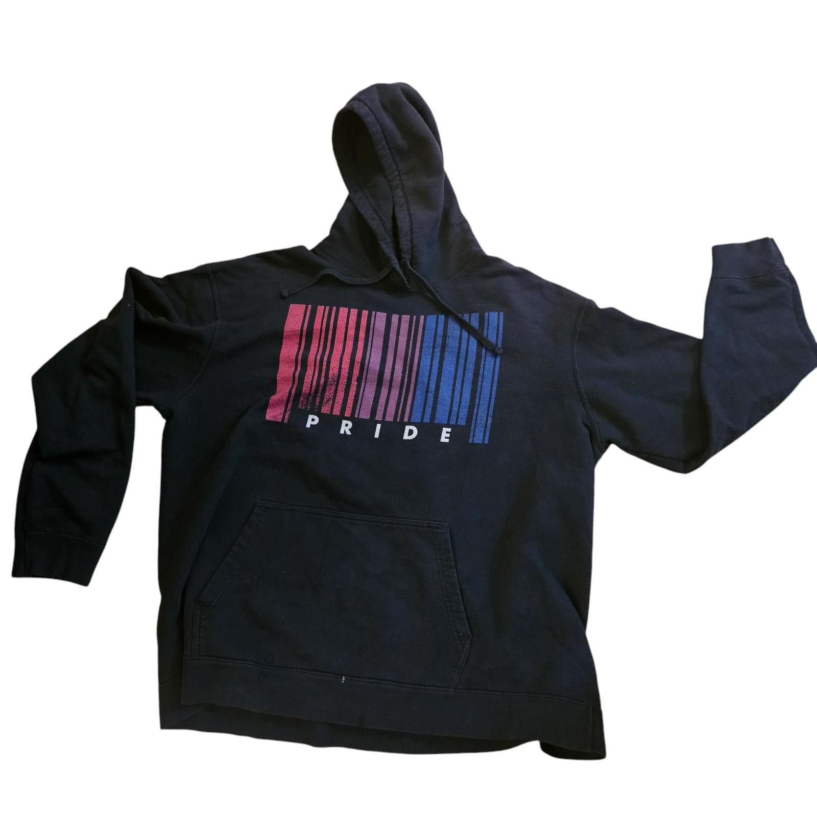 Designer Pride Graphic Hoodie by Port & Company - Black Size XXL / US 16-18 / IT 52-54 - 1 Thumbnail