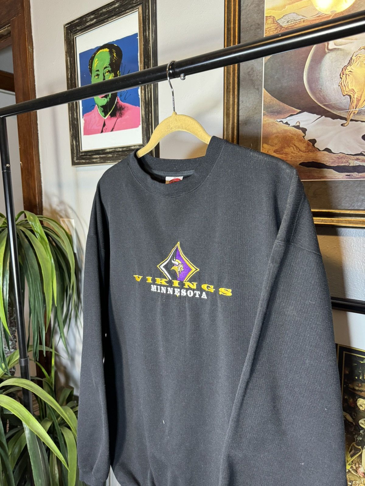 Vintage Vintage Minnesota Vikings Sweatshirt Size US L / EU 52-54 / 3 - 3 Thumbnail