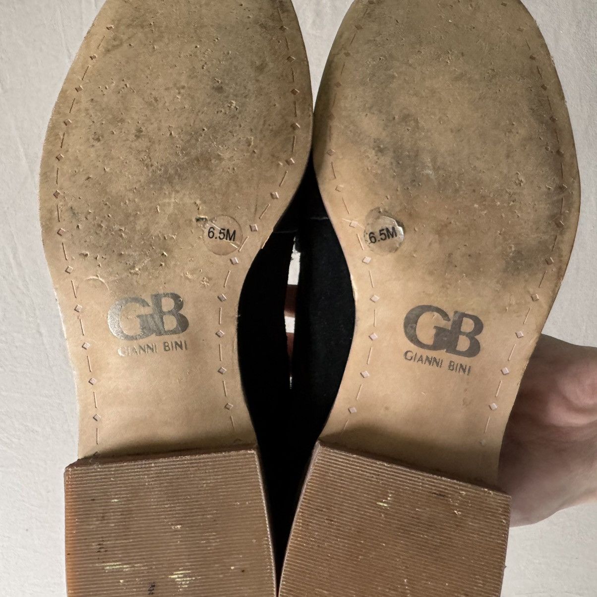 Designer × Vintage GIANNI BINI The Kare-Free Suede Penny Loafers Size US 6.5 / IT 36.5 - 7 Thumbnail