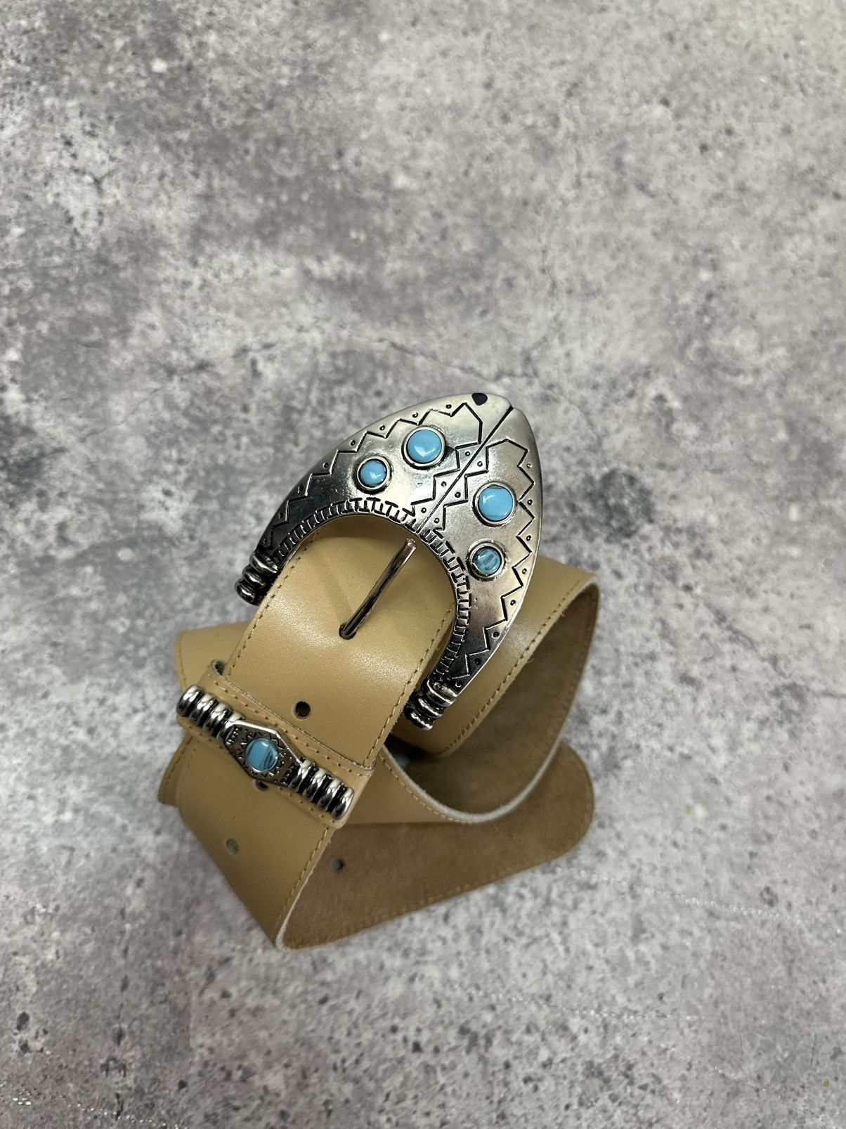Hysteric Glamour Vintage 90s Japan Leather Black Belt Hysteric Glamour Style Size ONE SIZE - 7 Thumbnail