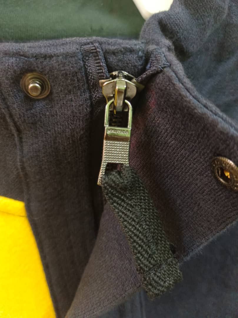 Nautica NAUTICA Navy Yellow 1983 Coastal Horizon Half Zip Sweatshirt Size US XL / EU 56 / 4 - 9 Thumbnail