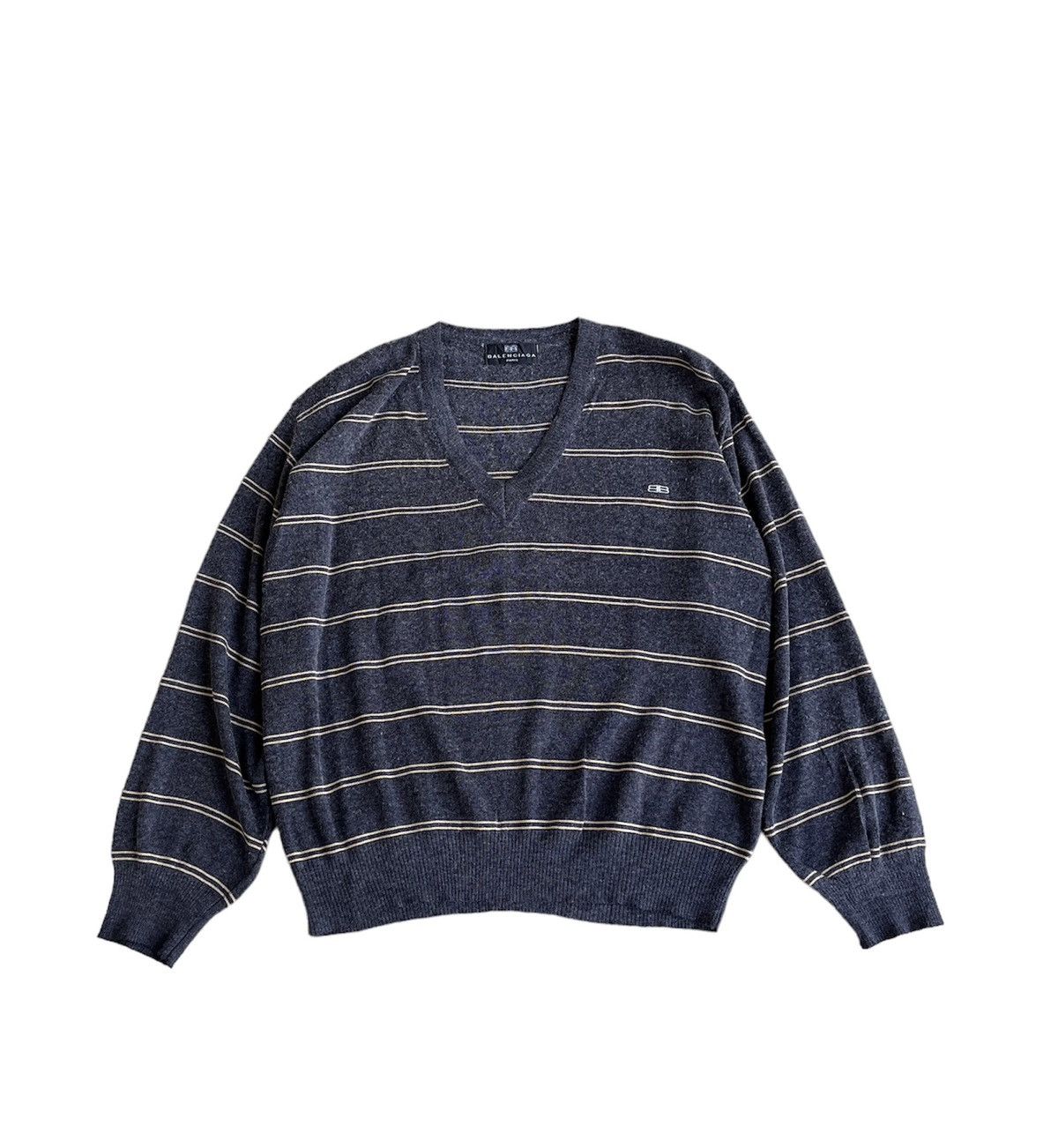 Balenciaga × Vintage Vintage Balenciaga Knitwear Unisex Size US L / EU 52-54 / 3 - 1 Thumbnail