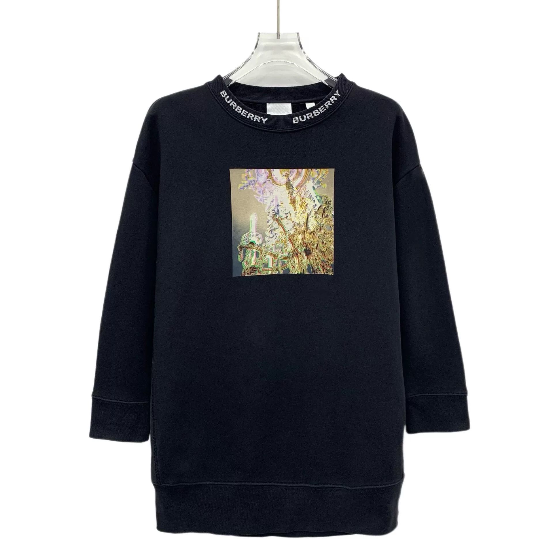 Burberry Burberry Retro Graphic Black Hoodie XS Women Size XS / US 0-2 / IT 36-38 - 1 Thumbnail