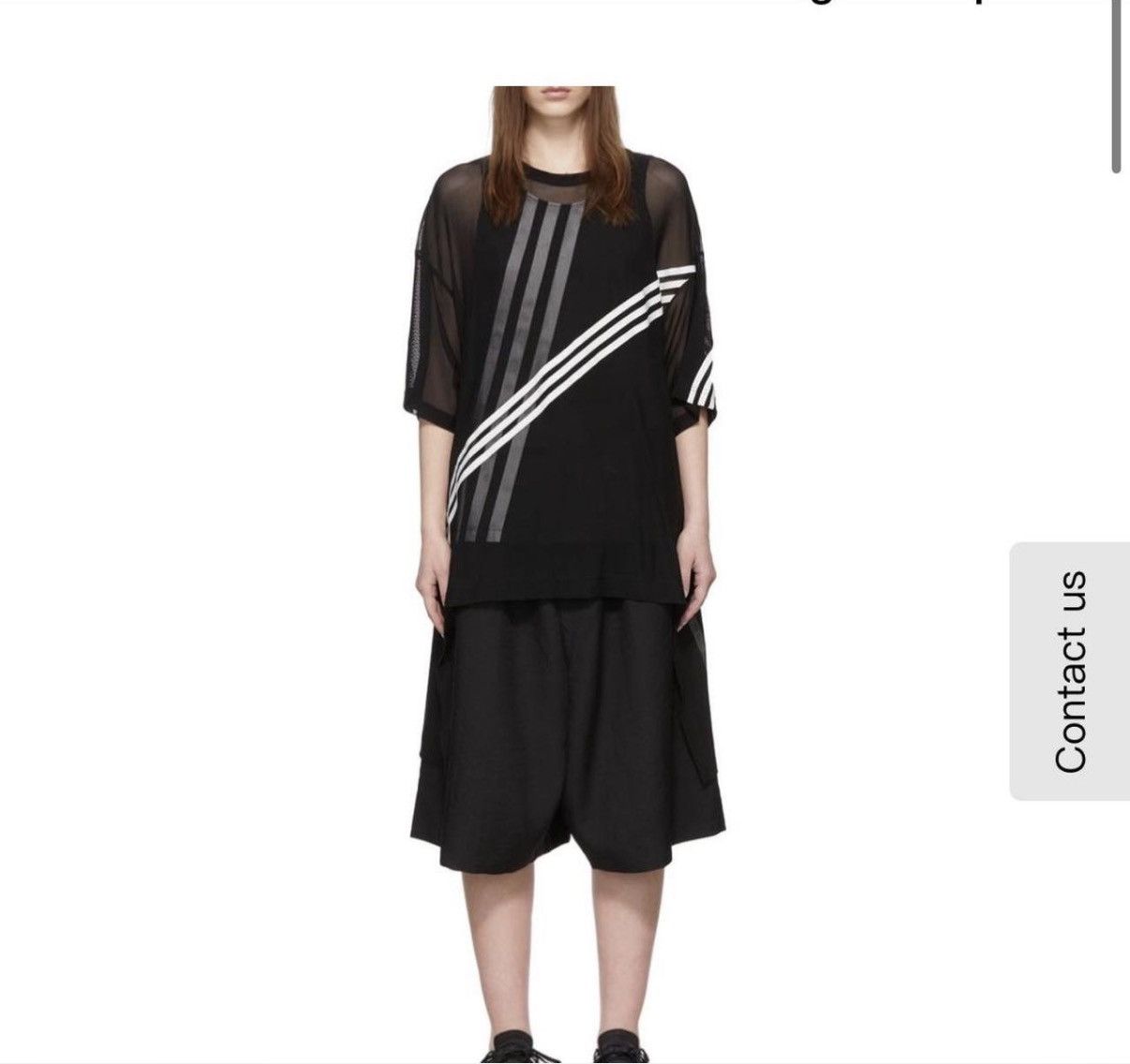 Y-3 DOUBLE MESH TSHIRT Size XS / US 0-2 / IT 36-38 - 3 Thumbnail