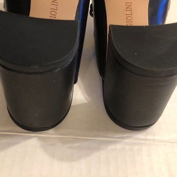 Other ENZO ANGIOLINI WOMEN'S NEW BLACK LEATHER MULES SIZE: 6M Size US 6 / IT 36 - 7 Thumbnail