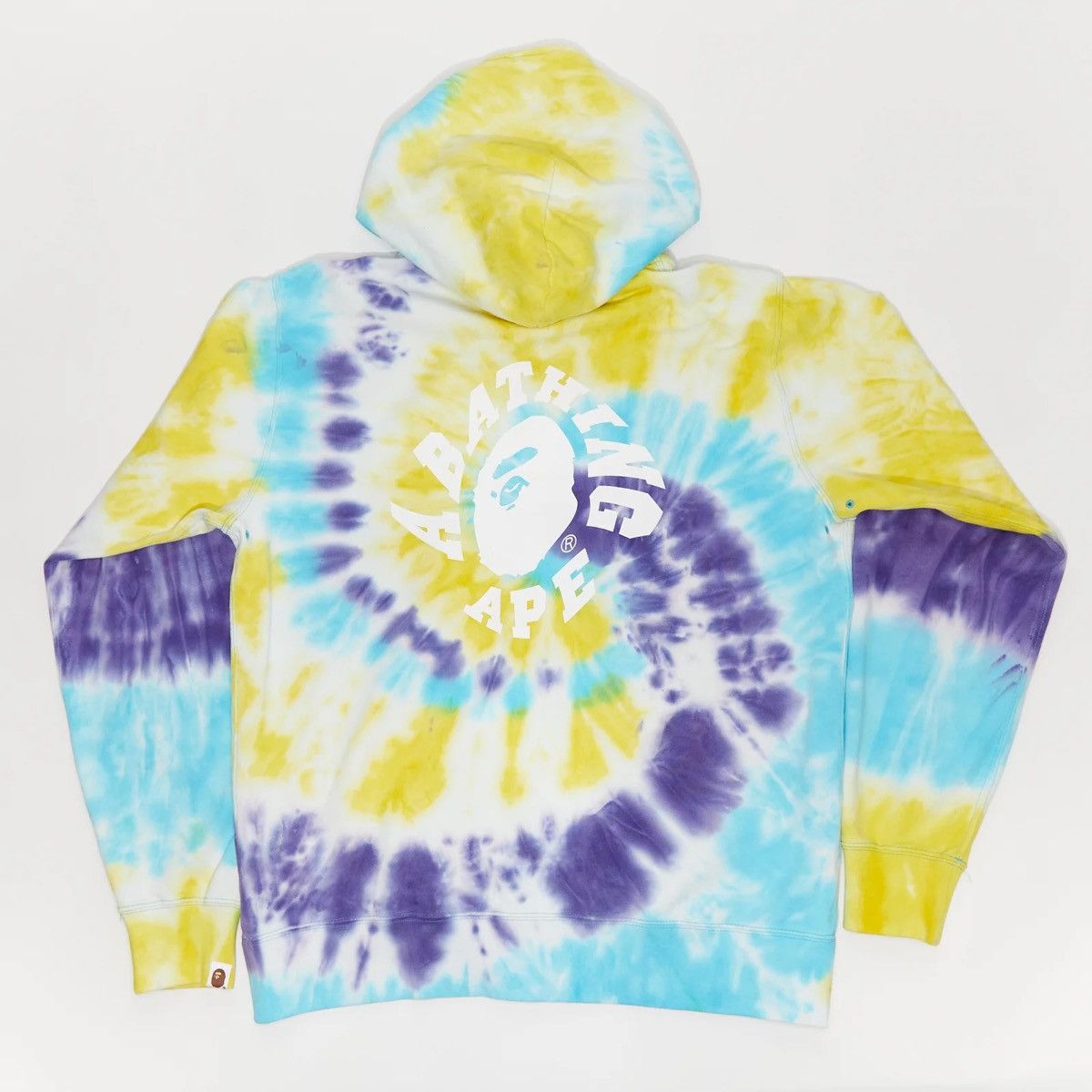 BAPE TIE DYE WILDE FULL ZIP HOODIE
