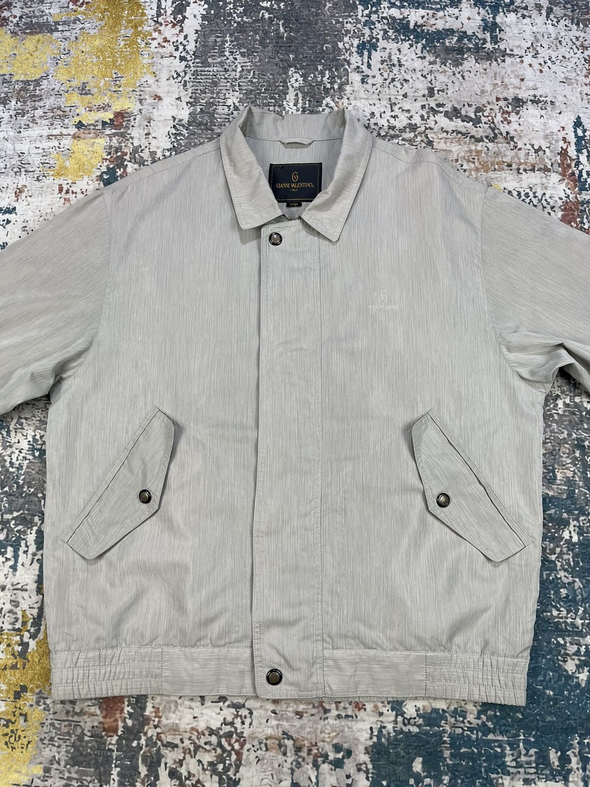 Gianni Valentino Gianni Valentino Italy Lightweight Collared Jacket Size US L / EU 52-54 / 3 - 2 Thumbnail