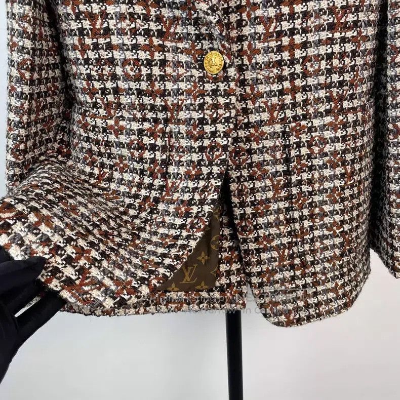 Louis Vuitton Louis Vuitton Tweed blazer jacket Size XXS / US 00 / IT 34 - 5 Thumbnail