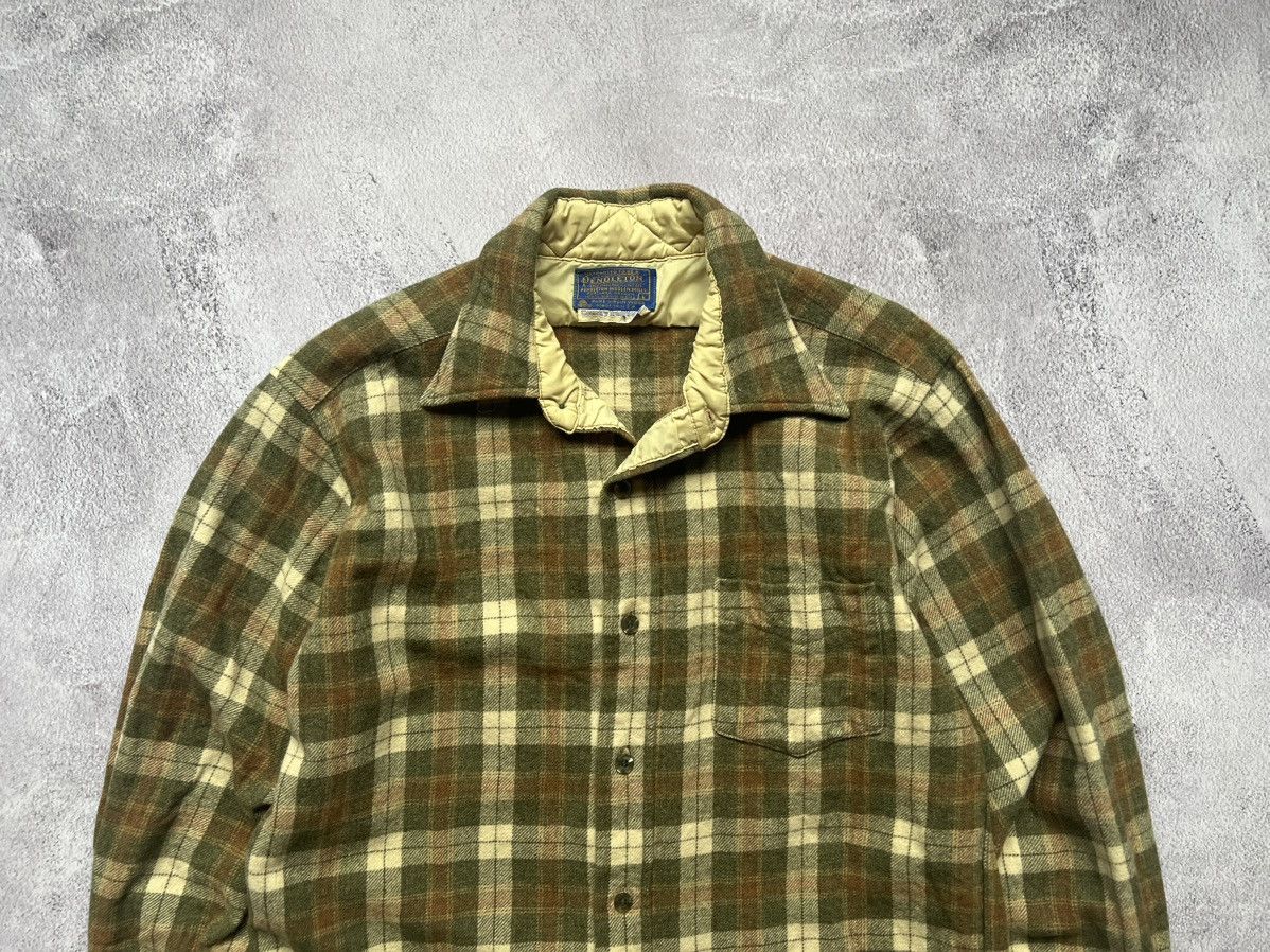 Pendleton × Vintage Vintage 80s 90s Pendleton Wool Over Shirt Size US S / EU 44-46 / 1 - 2 Thumbnail