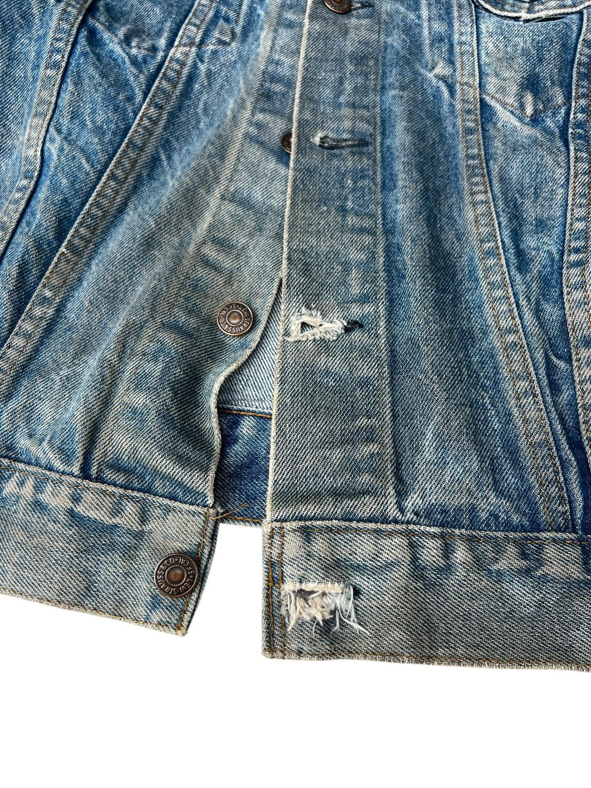 Levi's Trashed VTG 70s Levi’s Type 3 Distress Denim Trucker Jacket Size US L / EU 52-54 / 3 - 14 Thumbnail