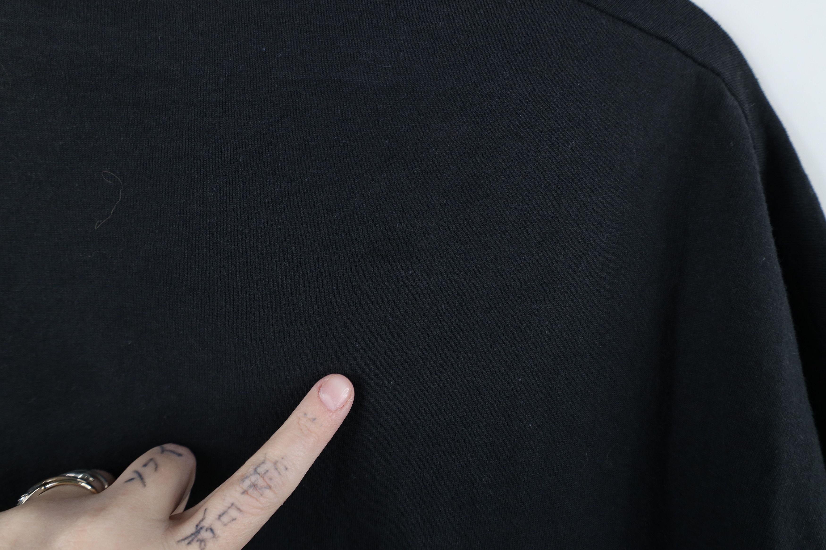 Vintage Vintage 90s Streetwear Heavyweight Pocket T-Shirt Black USA Size US XXL / EU 58 / 5 - 10 Thumbnail