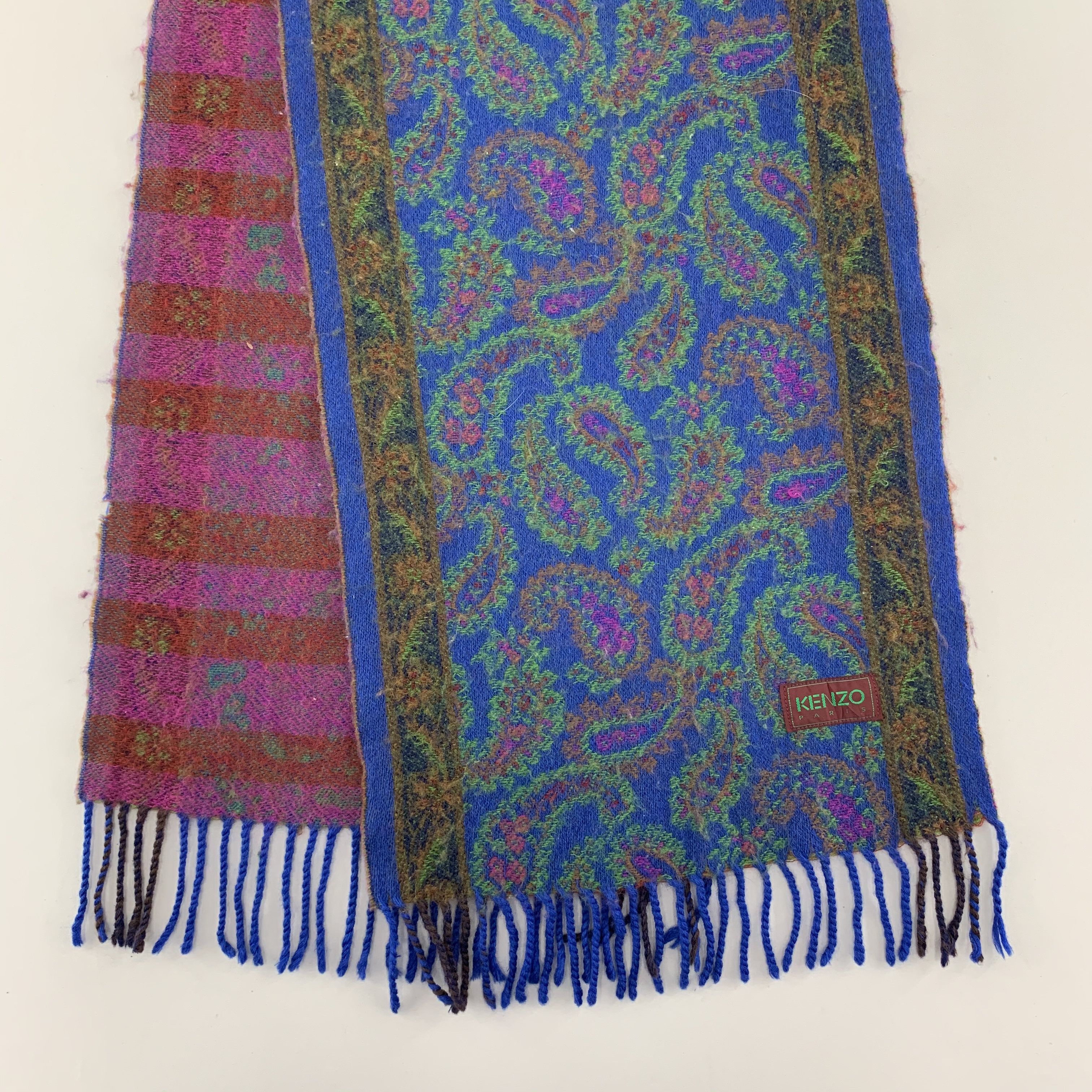Kenzo Kenzo Scarf Wool Muffler Neck Wrap BL4237 Size ONE SIZE - 6 Thumbnail