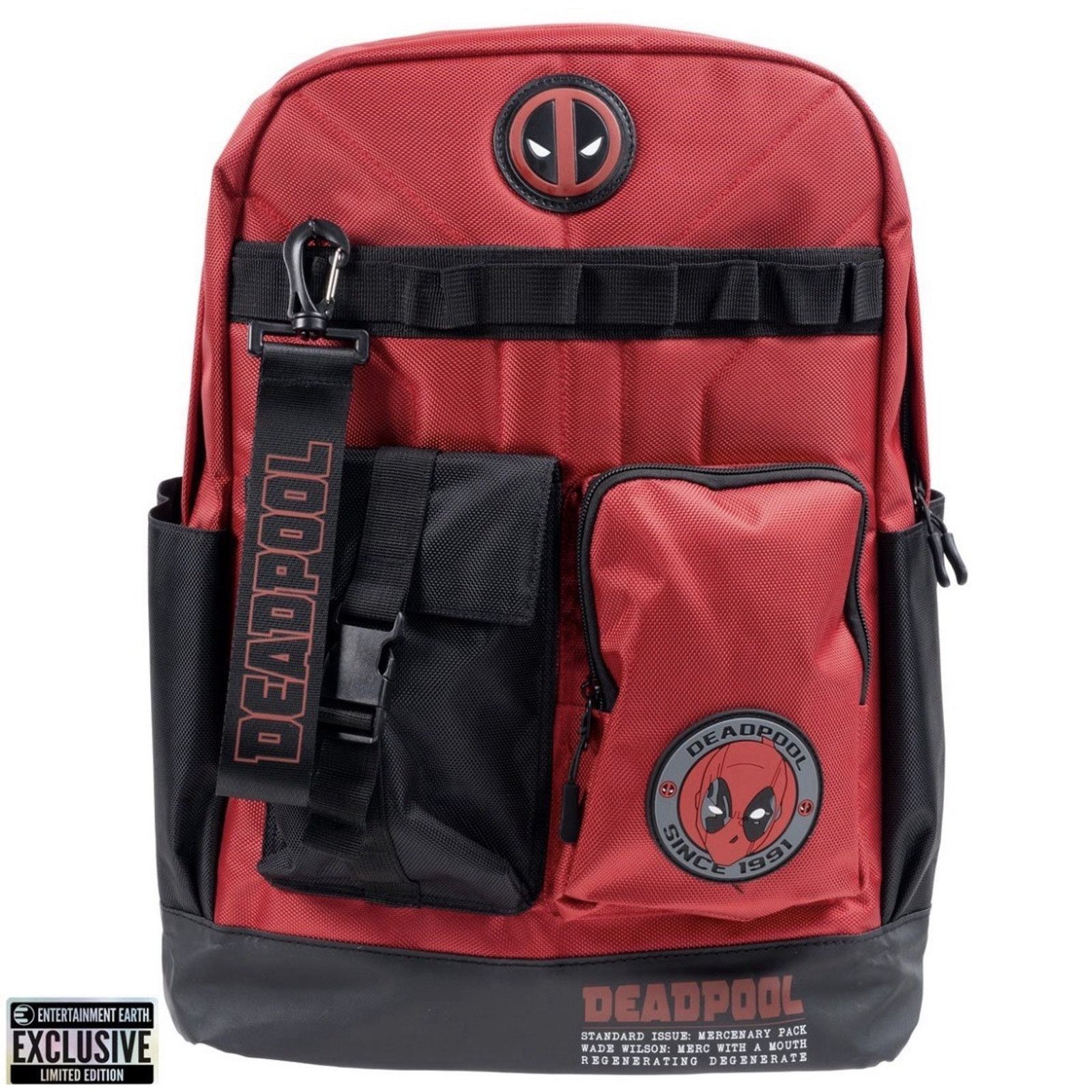 Marvel Comics Deadpool Tactical Backpack - Entertainment Earth Exclusive Size ONE SIZE - 1 Thumbnail