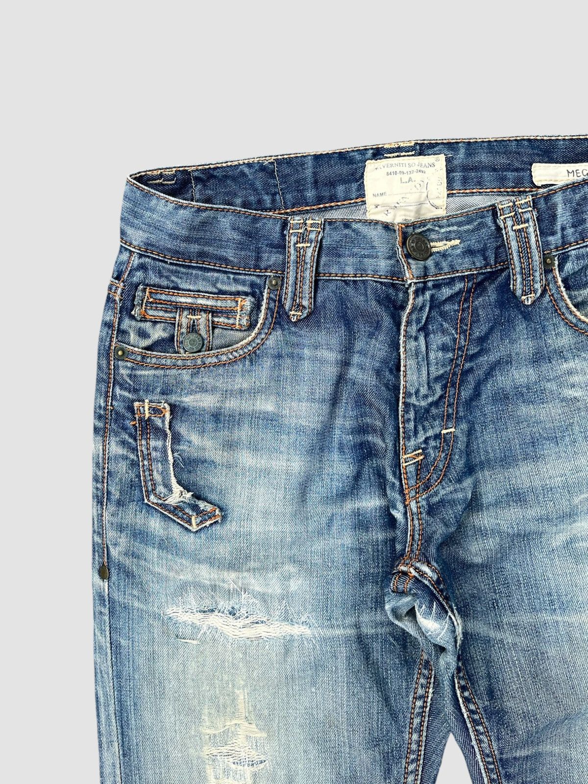Taverniti Distressed Taverniti So Jeans Flare Jeans Size US 30 / EU 46 - 8 Thumbnail