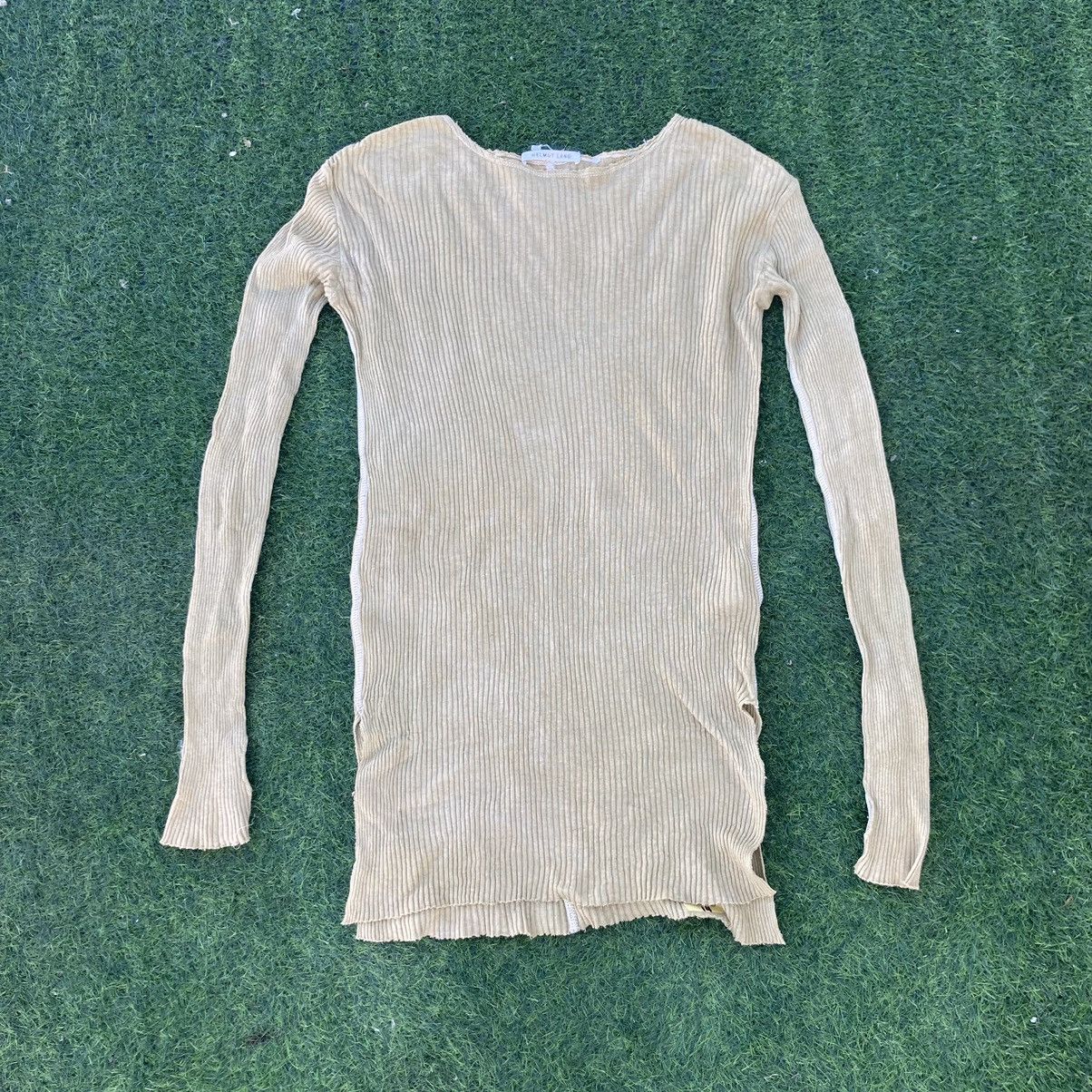 Helmut Lang HELMUT LANG RIBBED LONG SLEEVE Size S / US 4 / IT 40 - 1 Thumbnail