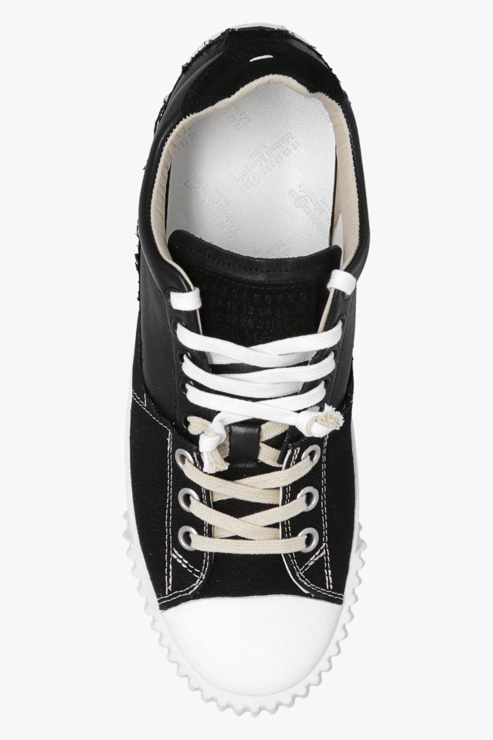Maison Margiela o1w1db10425 Low-Top Sneakers in Black Size US 7 / EU 40 - 5 Thumbnail