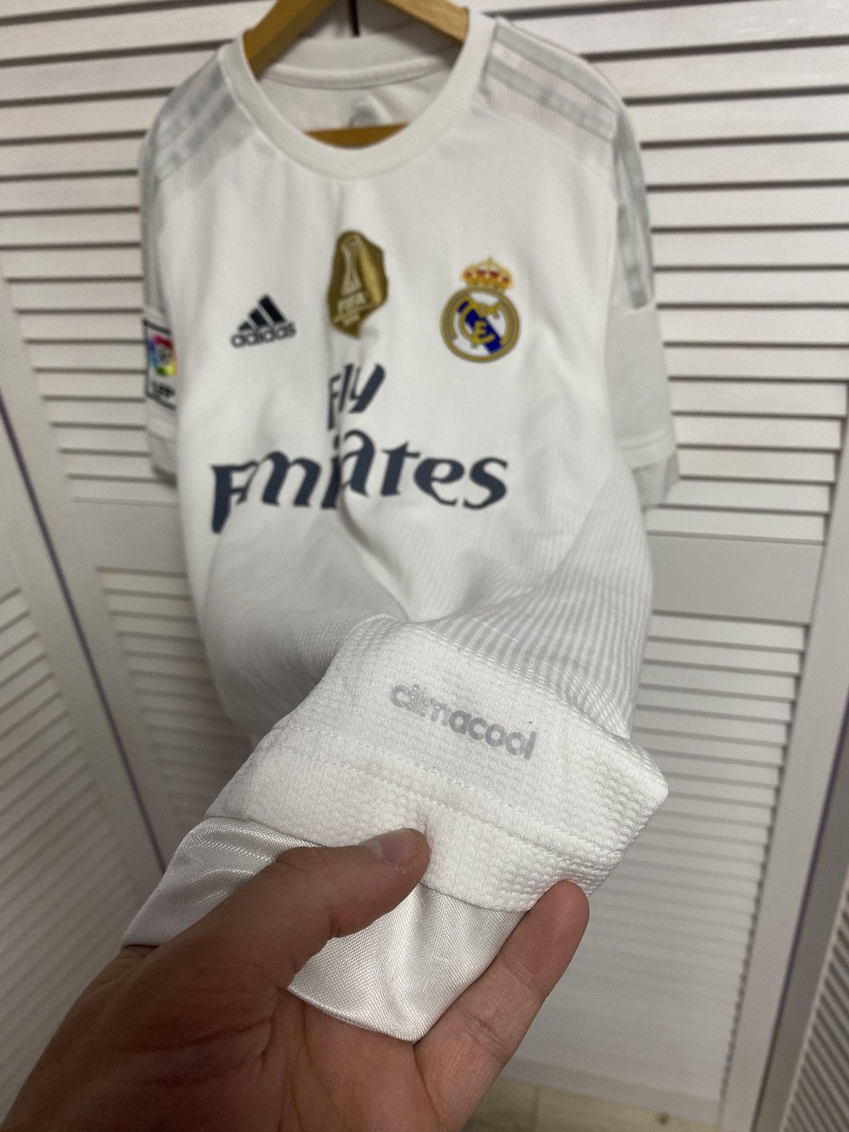 Adidas Soccer Jersey Shirt Adidas Real Madrid Home 2015 Size US M / EU 48-50 / 2 - 3 Thumbnail