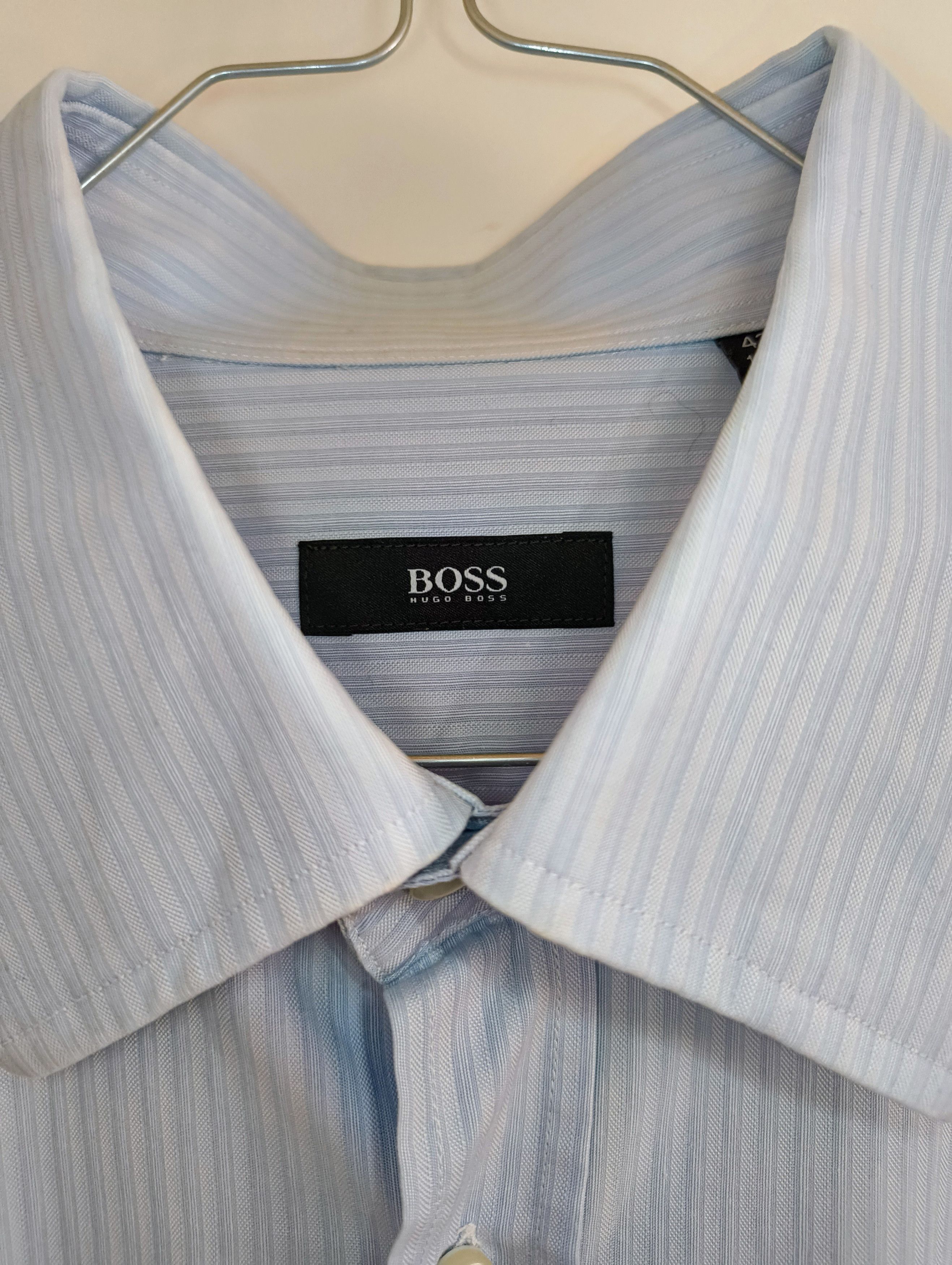 Hugo Boss Hugo Boss Short Sleeve Shirt – Size 16.5 / L – 100% Cotton Size US L / EU 52-54 / 3 - 2 Thumbnail