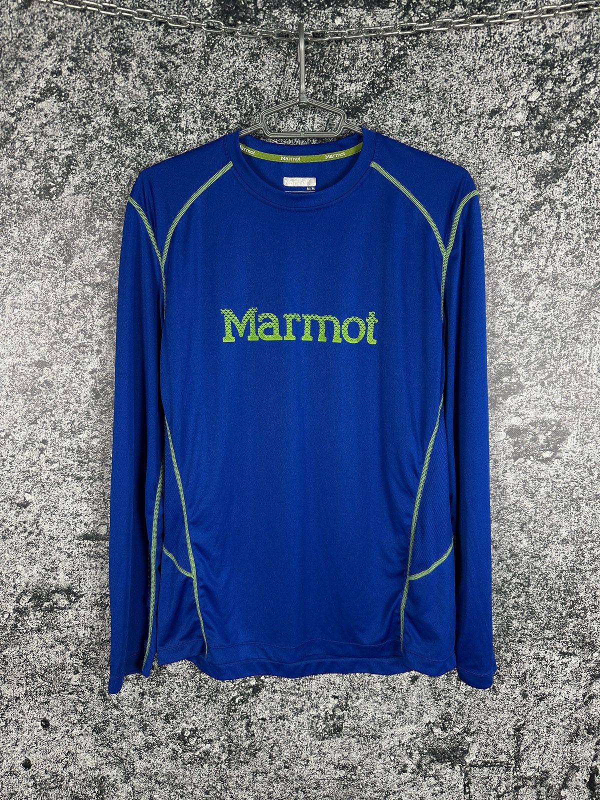 Marmot Marmot Long Sleeve T-Shirt Big Logo Outdoor Trekking Size M Size US M / EU 48-50 / 2 - 1 Thumbnail