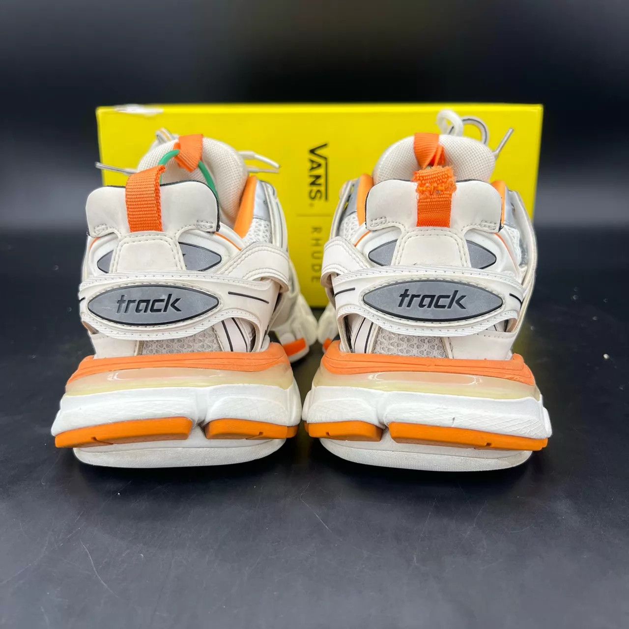 Balenciaga Balenciaga Track White Orange 36 New Worn Once Original Box Size US 6 / IT 36 - 6 Thumbnail