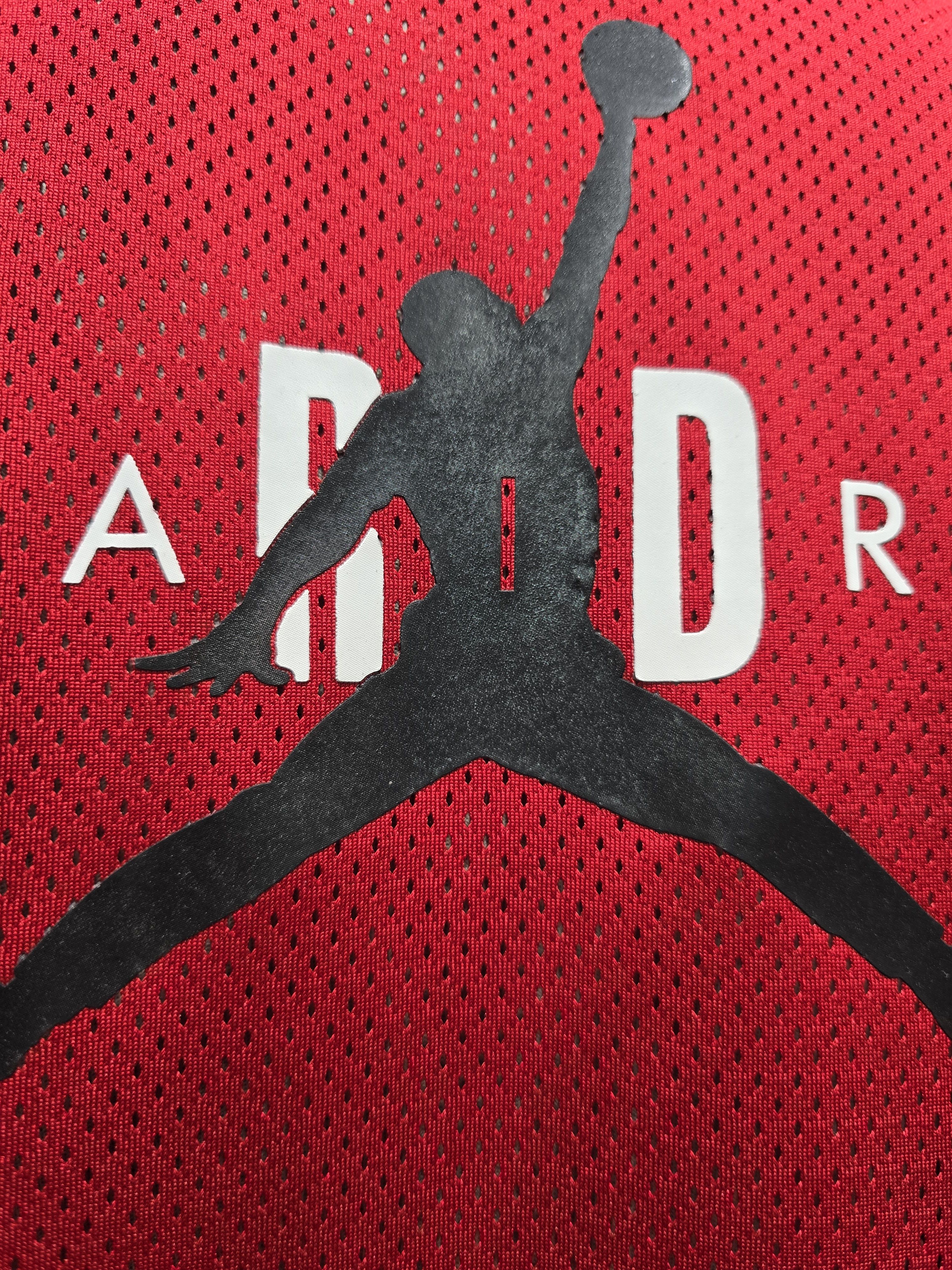Jordan Brand Nike Jordan Jumpman mesh baseball jersey in red. Size US L / EU 52-54 / 3 - 11 Thumbnail