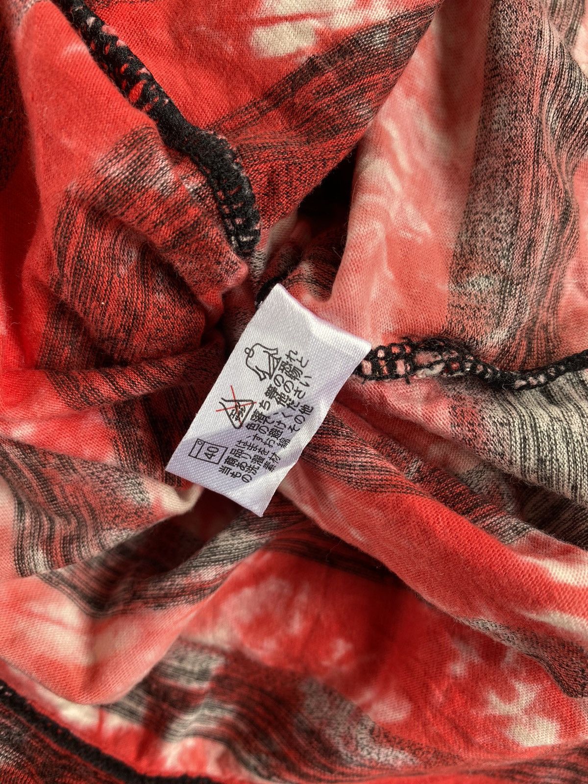 If Six Was Nine × Japanese Brand × Le Grande Bleu (L.G.B.) Blood storm laces up t-shirt (Unisex) Size US S / EU 44-46 / 1 - 6 Thumbnail