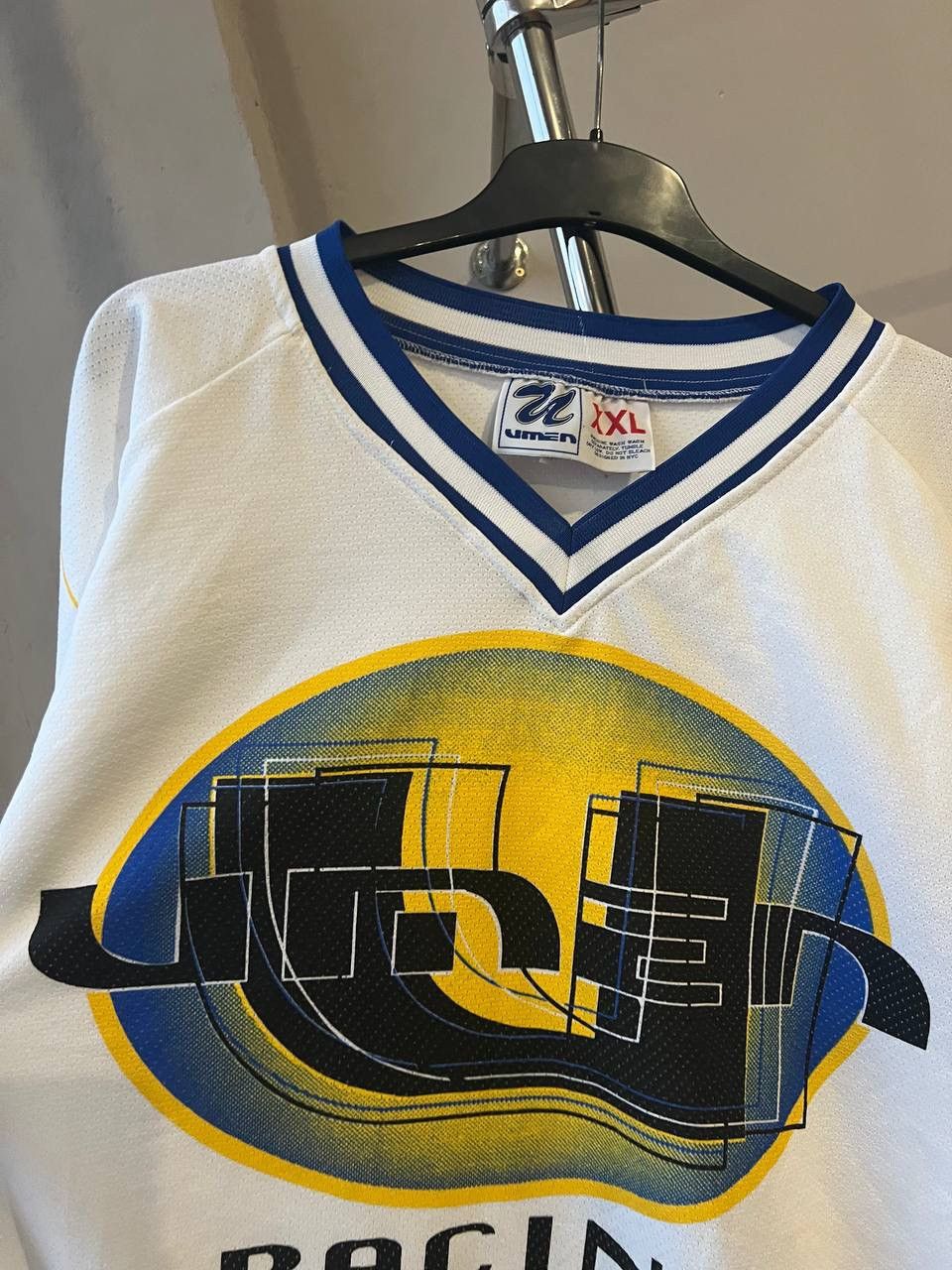 Vintage 90’S RACING PRODUCTS SYSTEM BY UMEN NYC USA HIP HOP JERSEY Size US XXL / EU 58 / 5 - 4 Thumbnail