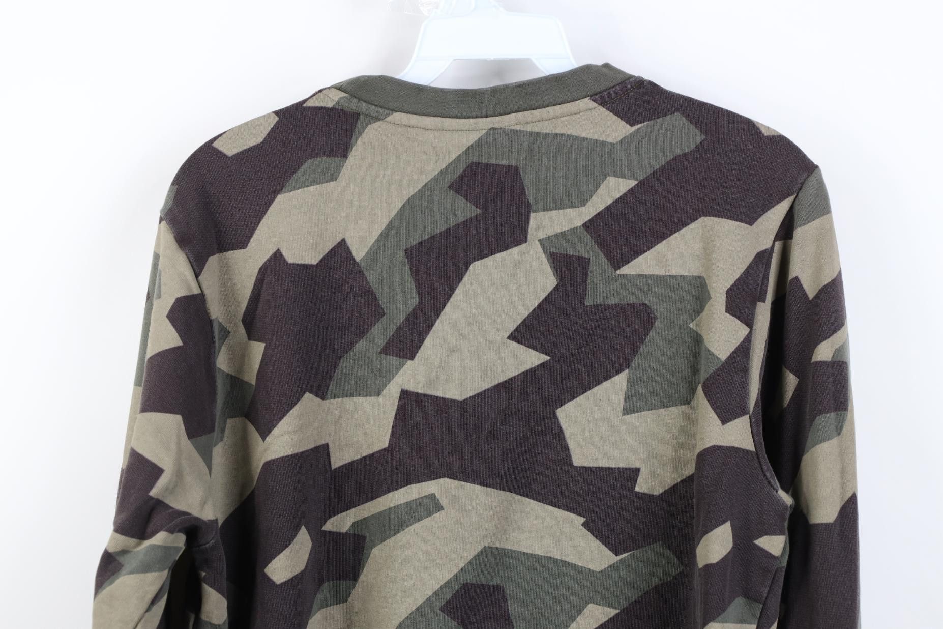 WeSC WESC Streetwear Faded Fractal Camouflage Crewneck Sweatshirt Size US M / EU 48-50 / 2 - 13 Thumbnail