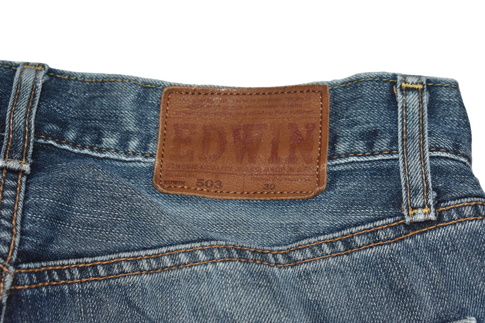 Edwin × If Six Was Nine × Japanese Brand Vintage Edwin Distress Denim Jeans size 31 Size US 31 - 9 Thumbnail
