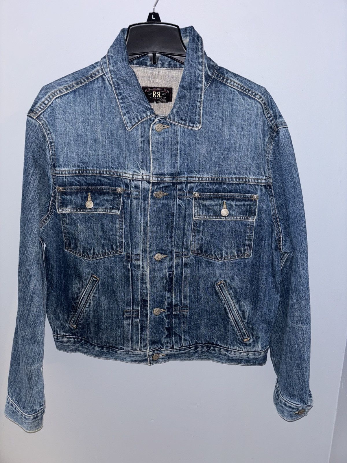 Polo Ralph Lauren × Ralph Lauren Double R Ralph Lauren Denim Jacket Size US L / EU 52-54 / 3 - 5 Thumbnail