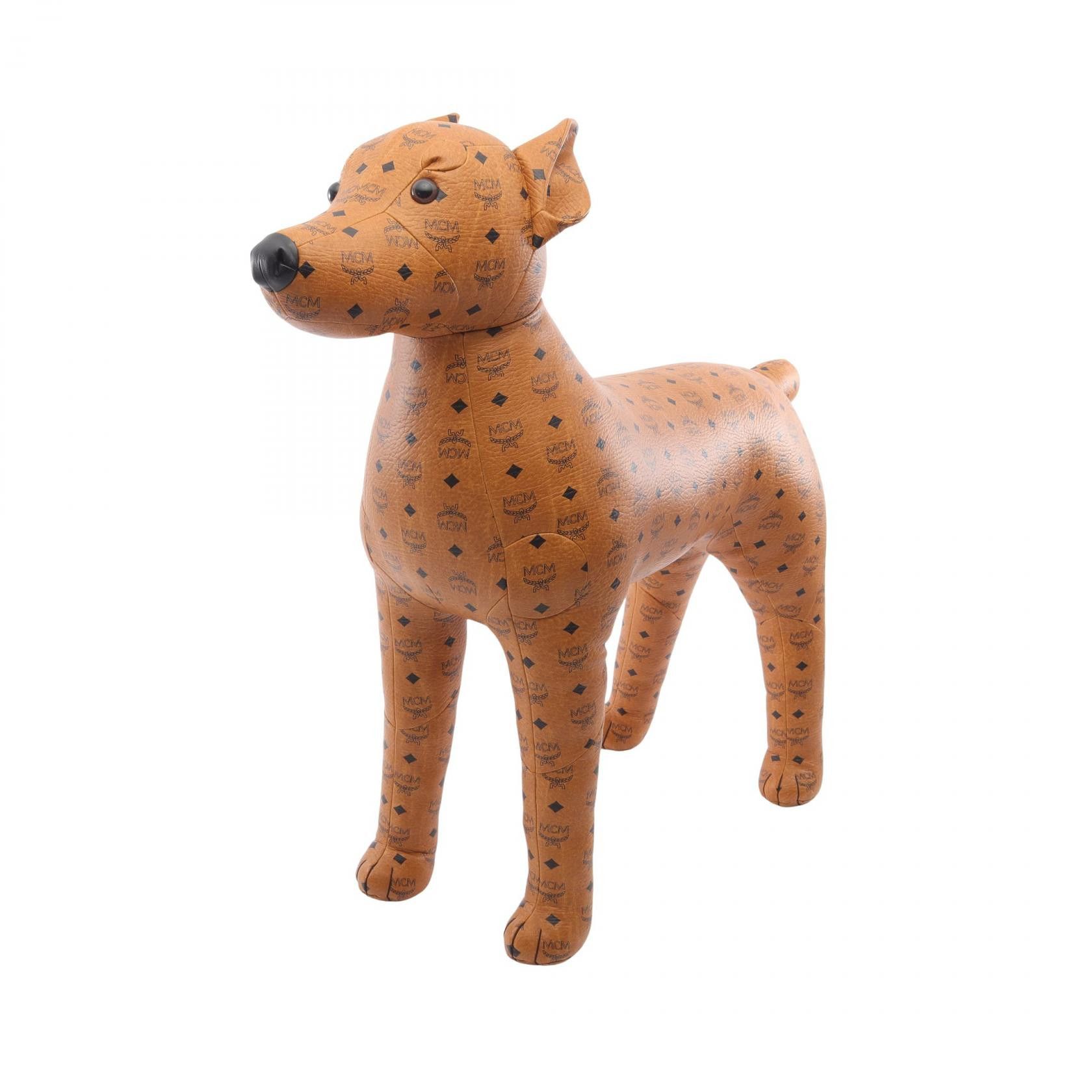 MCM MCM MYZ2SVD01CO001 PVC Coated Canvas Dog Accessory Canvas Pet Collar MYZ2SVD01CO001 DUTY FREE for USA