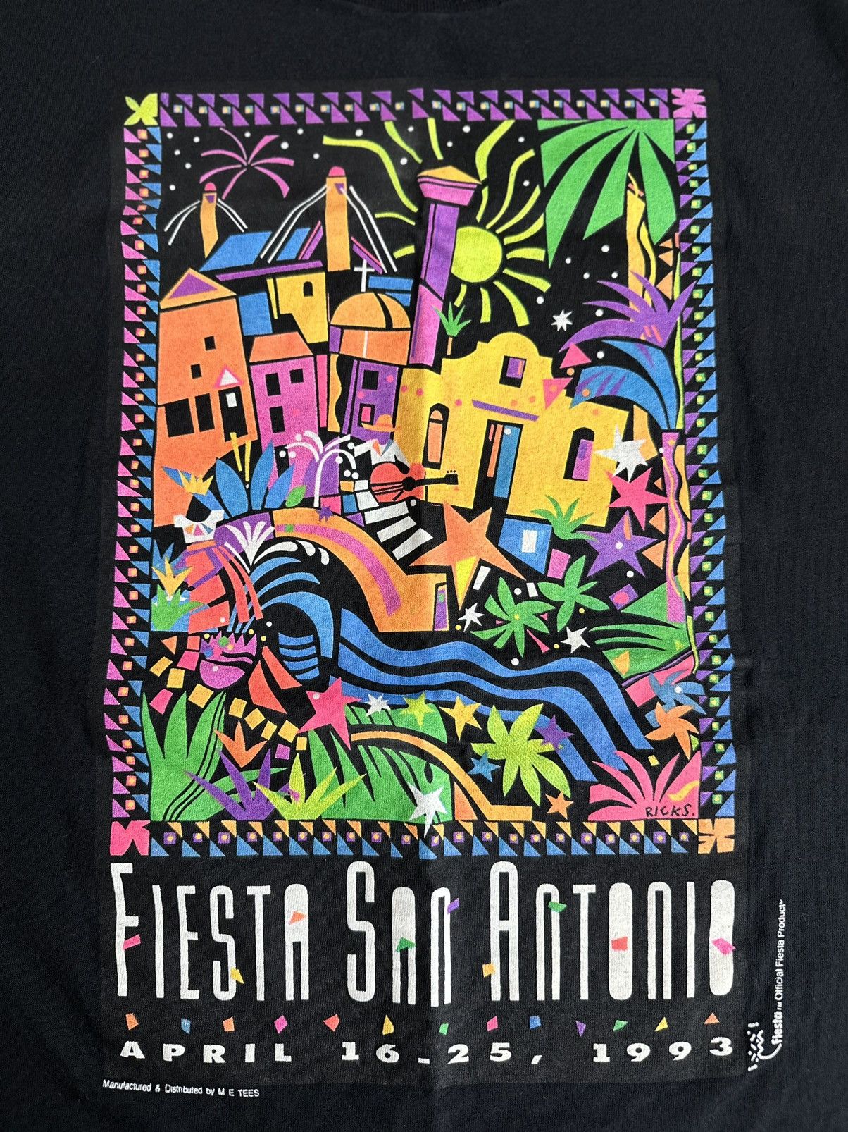 Vintage Vintage 1993 Fiesta San Antonio T-Shirt New Never Worn XL Size US XL / EU 56 / 4 - 7 Thumbnail