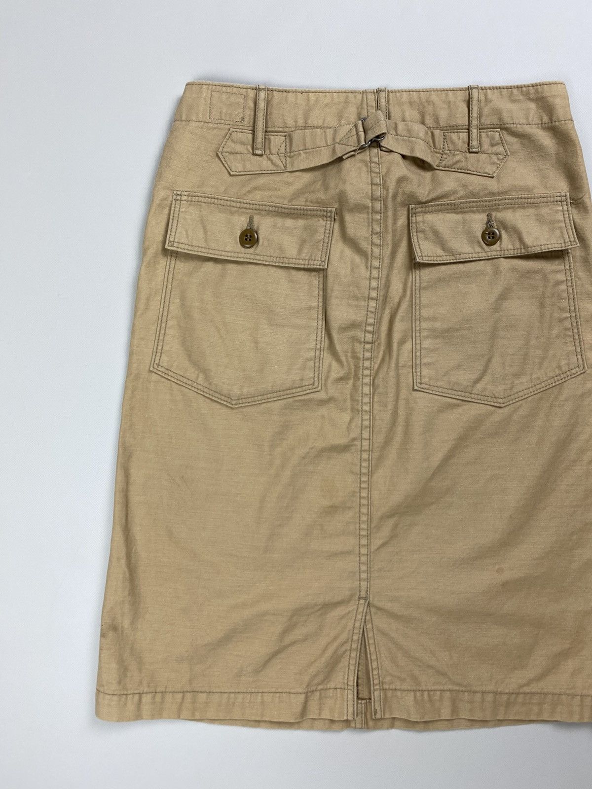 Japanese Brand × Orslow Orslow ladies canvas workwear Back Buckle skirt size 1 Size 26" / US 2 / IT 38 - 19 Thumbnail