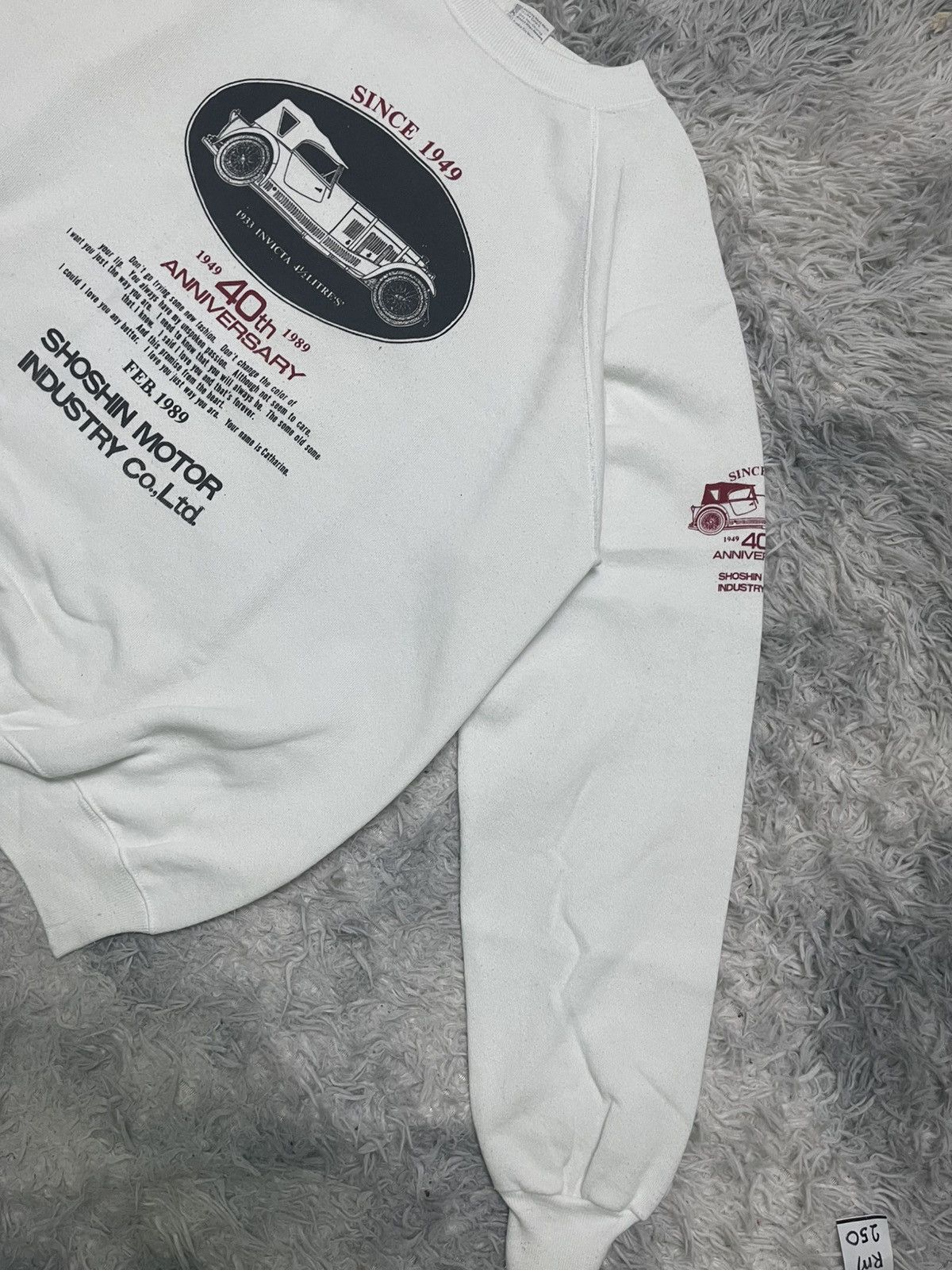 Vintage 80s SHOSHIN MOTOR INDUSTRY CO LTD CREWNECK Size US XL / EU 56 / 4 - 3 Thumbnail