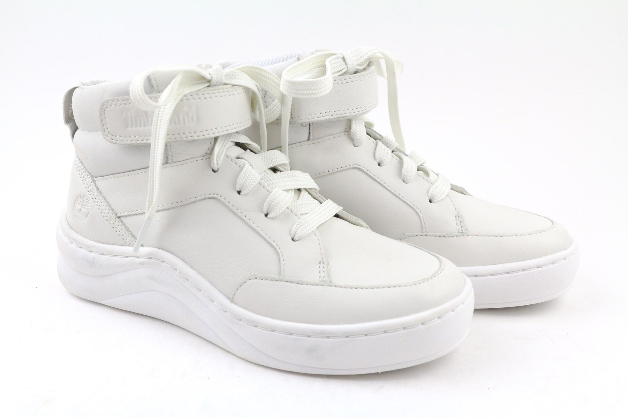 Timberland A1ZXC UK White Leather ReBOTL 4 79629 Size US 6 / IT 36 - 1 Thumbnail