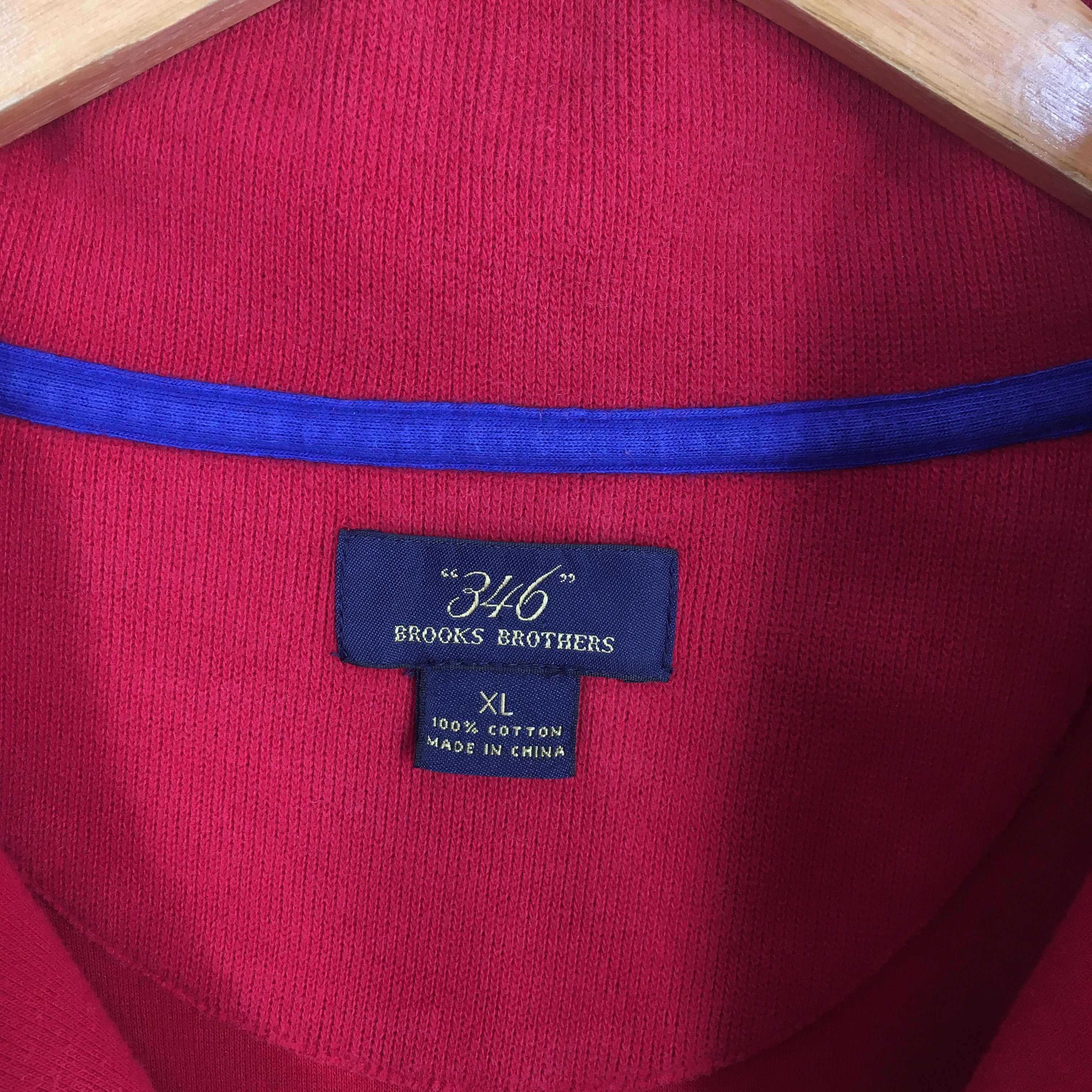 Brooks Brothers Vintage Brooks Brothers Zip Up Sweater XLarge Size US XL / EU 56 / 4 - 5 Thumbnail