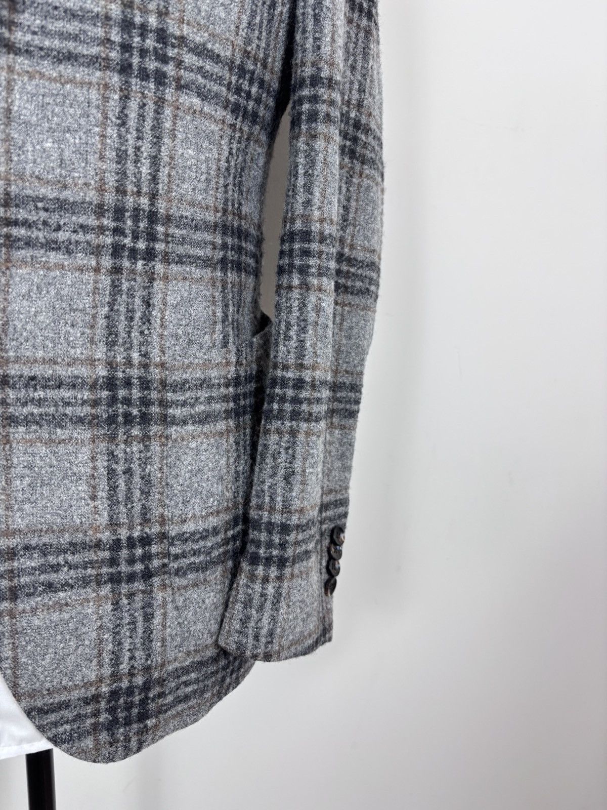 Luigi Bianchi Luigi Bianchi Sartoria Loro Piana Alpaca Wool Blazer Jacket Size 40R - 6 Thumbnail