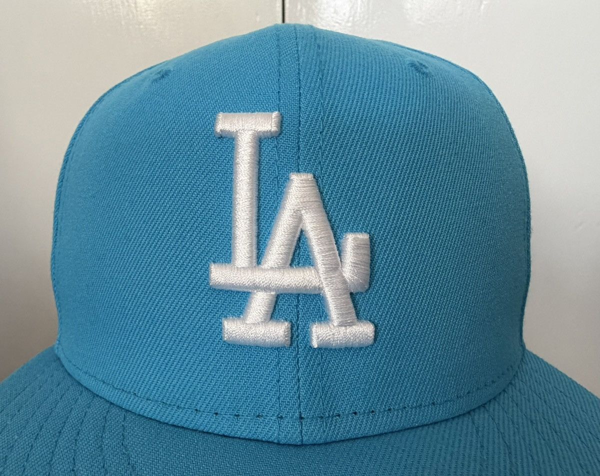 New Era NEW ERA 59FIFTY LOS ANGELES LA DODGERS CAP HAT MLB SKY BLUE Size ONE SIZE - 3 Thumbnail