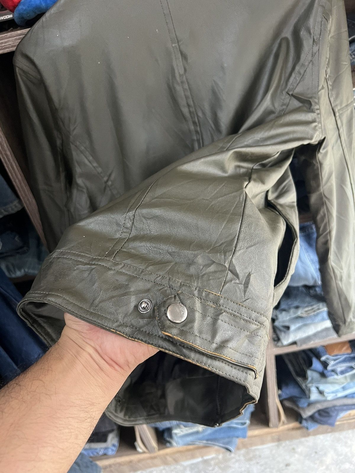 In The Attic 🔥In The Attic Synthetic Leather Jacket Size US S / EU 44-46 / 1 - 13 Thumbnail