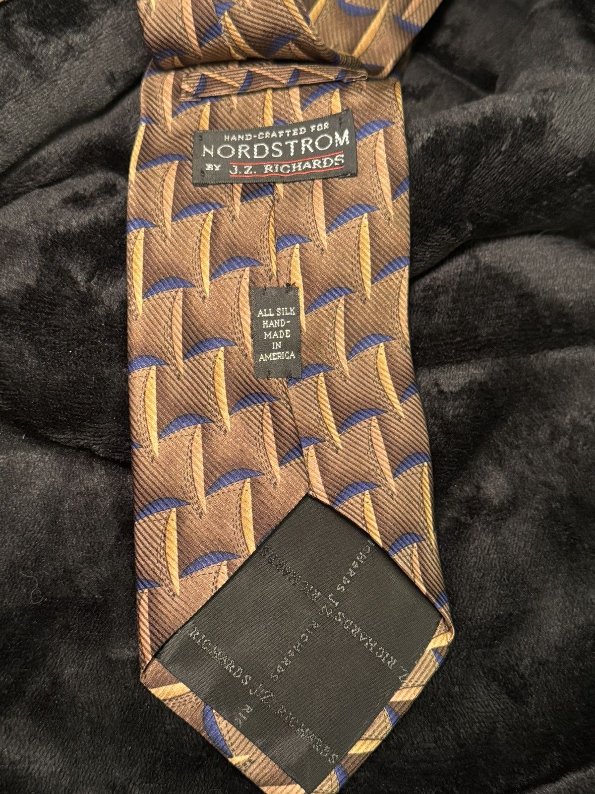 Nordstrom Nordstrom J.Z. Richards All Silk Tie Brown Size ONE SIZE - 3 Thumbnail