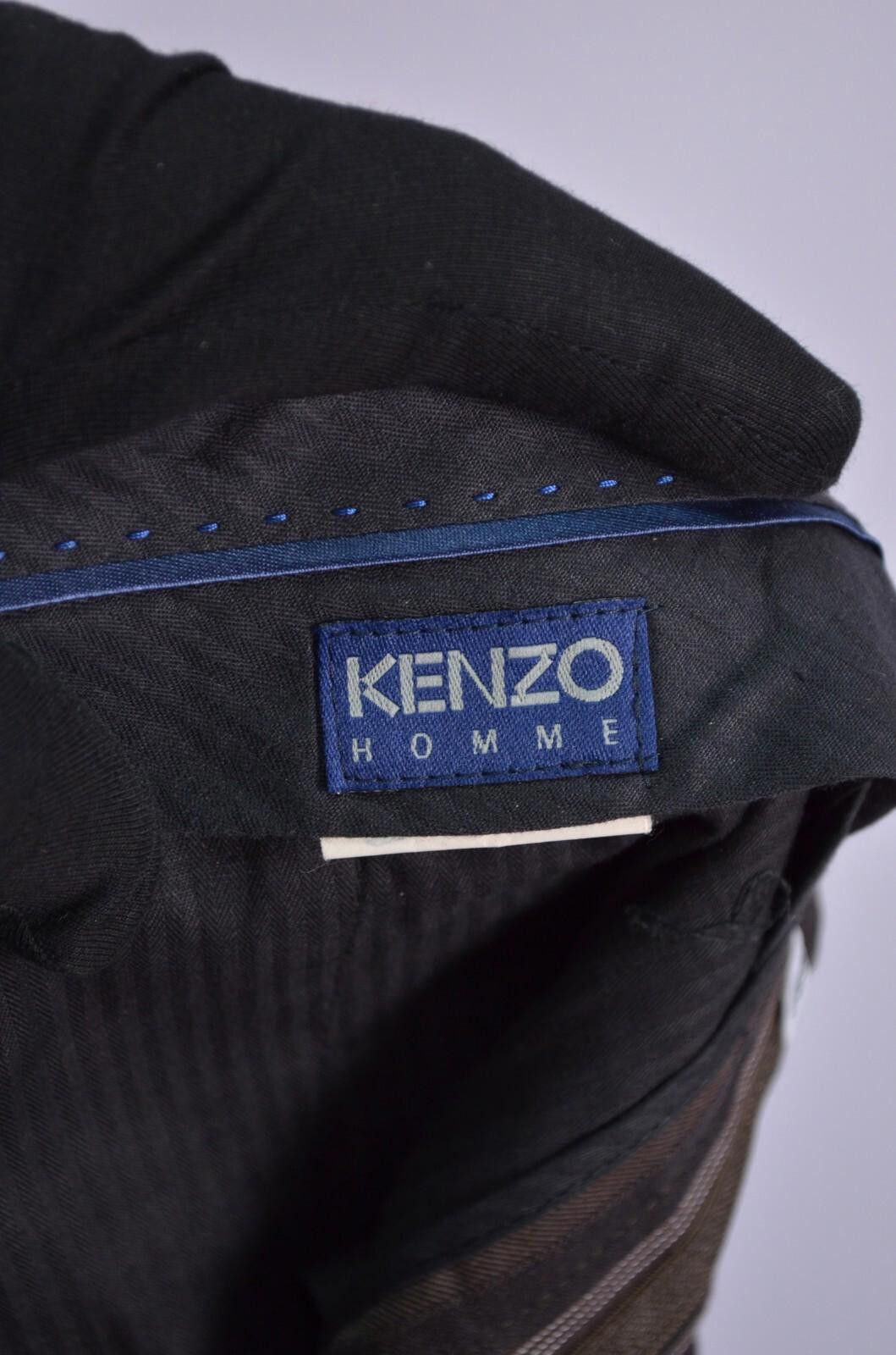 Kenzo Kenzo Mens Striped Cotton Brown Pants Size 52 W34 L34 Size US 44 / EU 60 - 9 Thumbnail