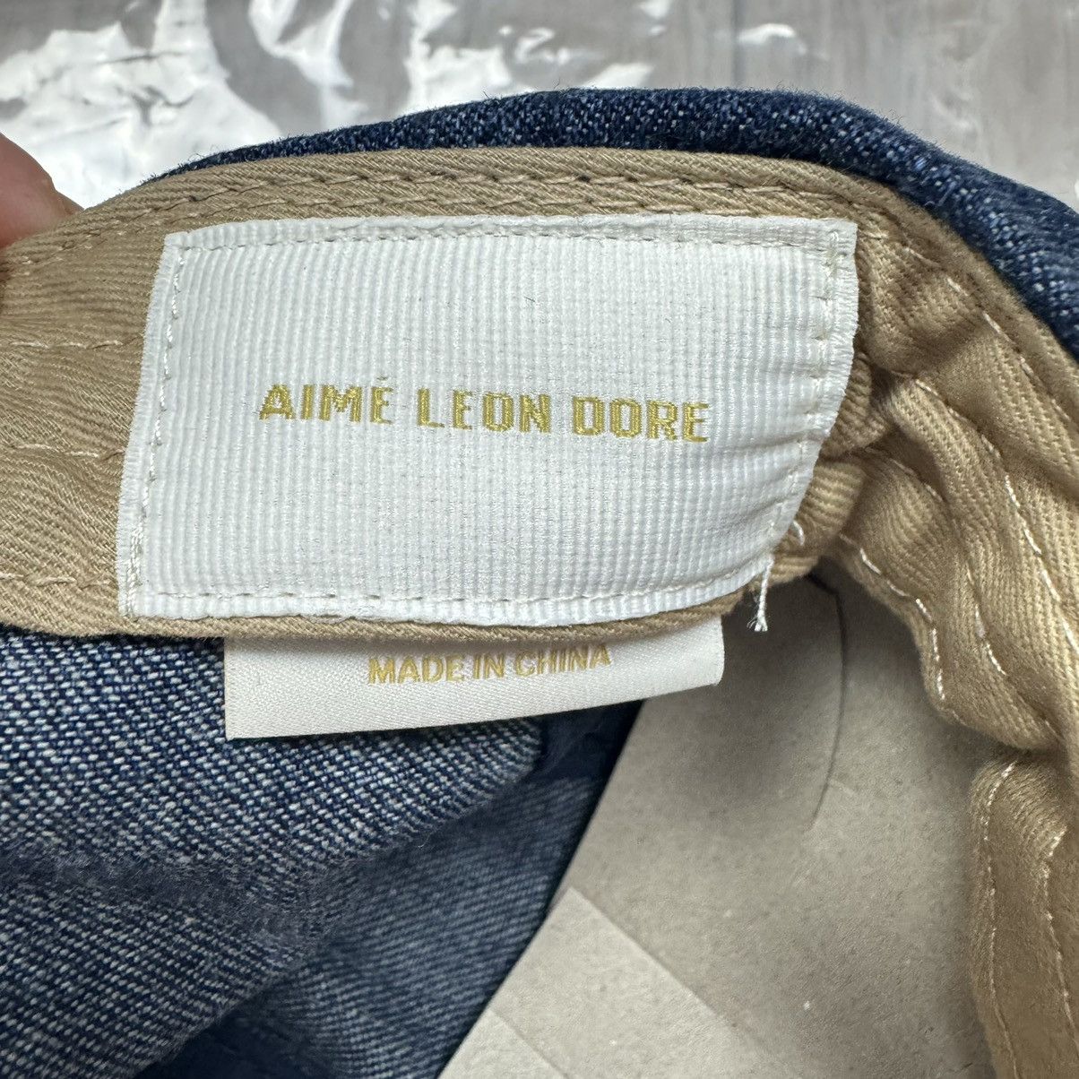 Aime Leon Dore Aimé Leon Dore ALD Core Denim Dark Blue Wash Hat DS Size ONE SIZE - 11 Thumbnail